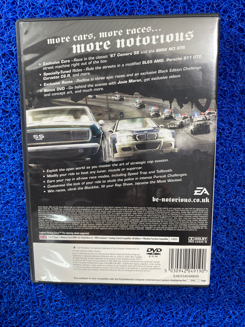 PS2# Need for speed most wanted black edition (E)