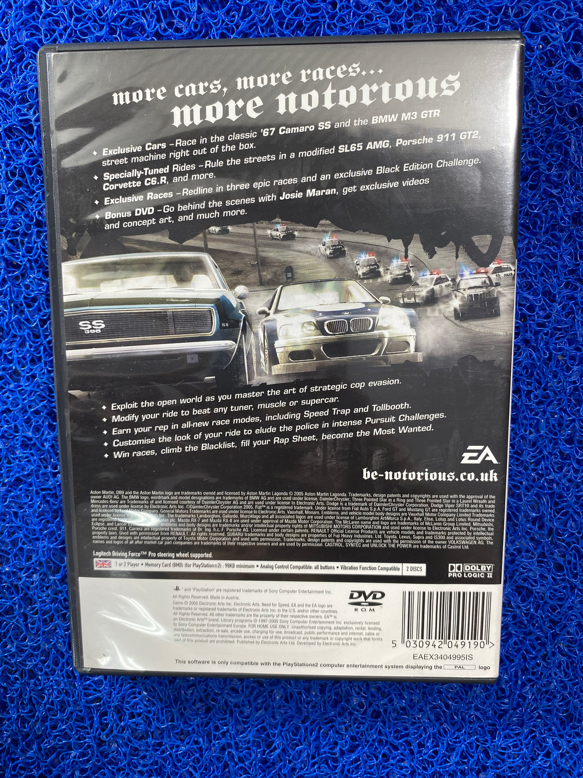 PS2# Need for speed most wanted black edition (E)
