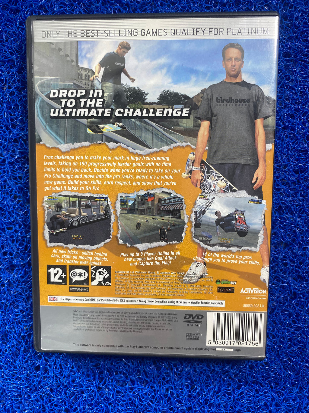 PS2# Tony hawk 4 (E)