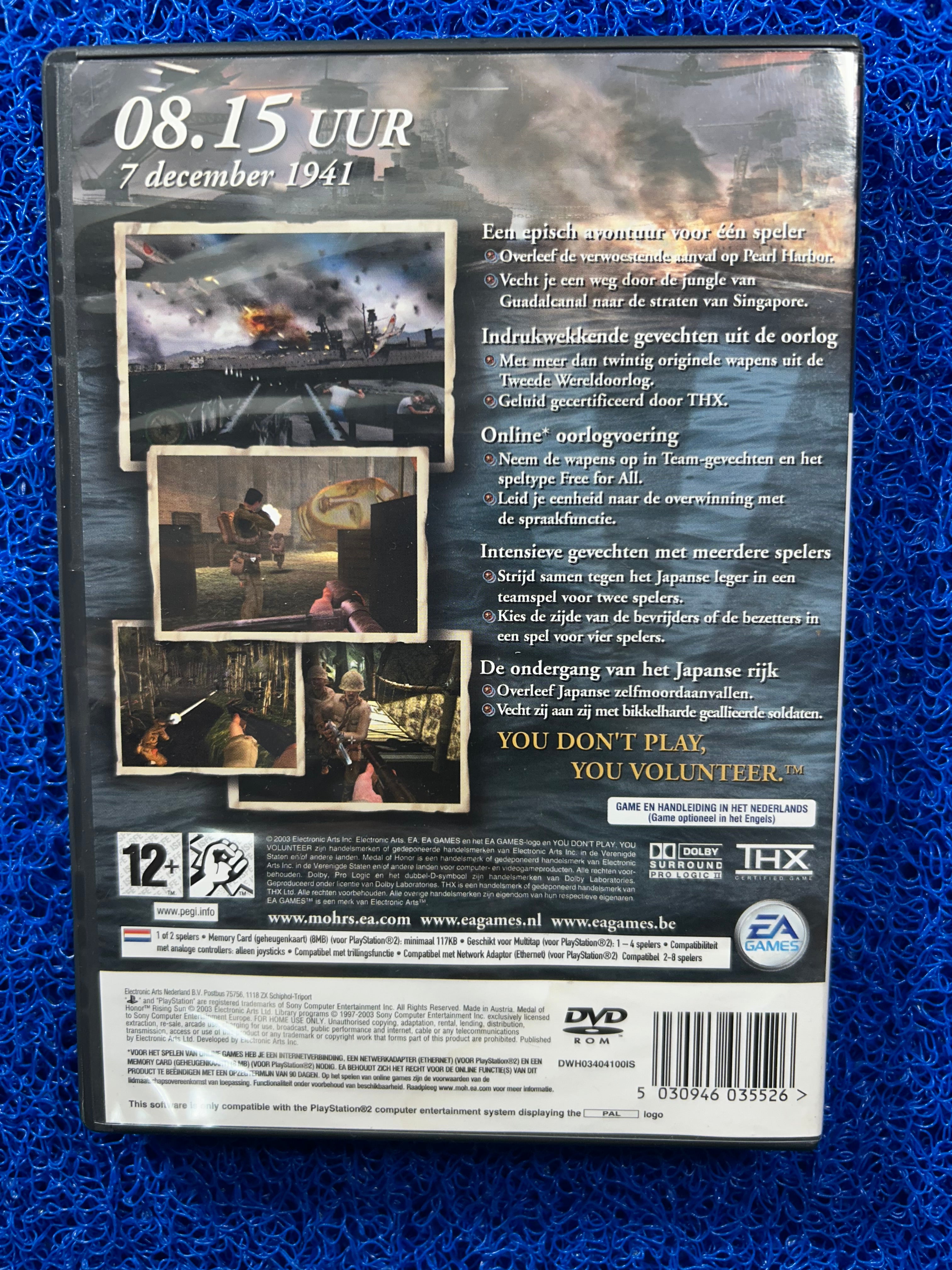 PS2 Medal of honor rising sun (E)