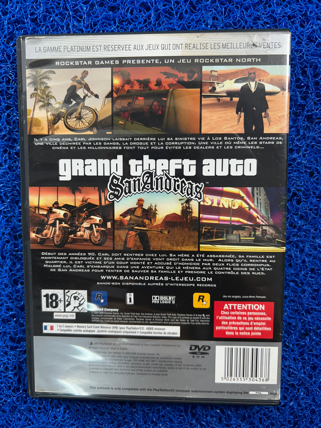 PS2 GTA San andreas (E)
