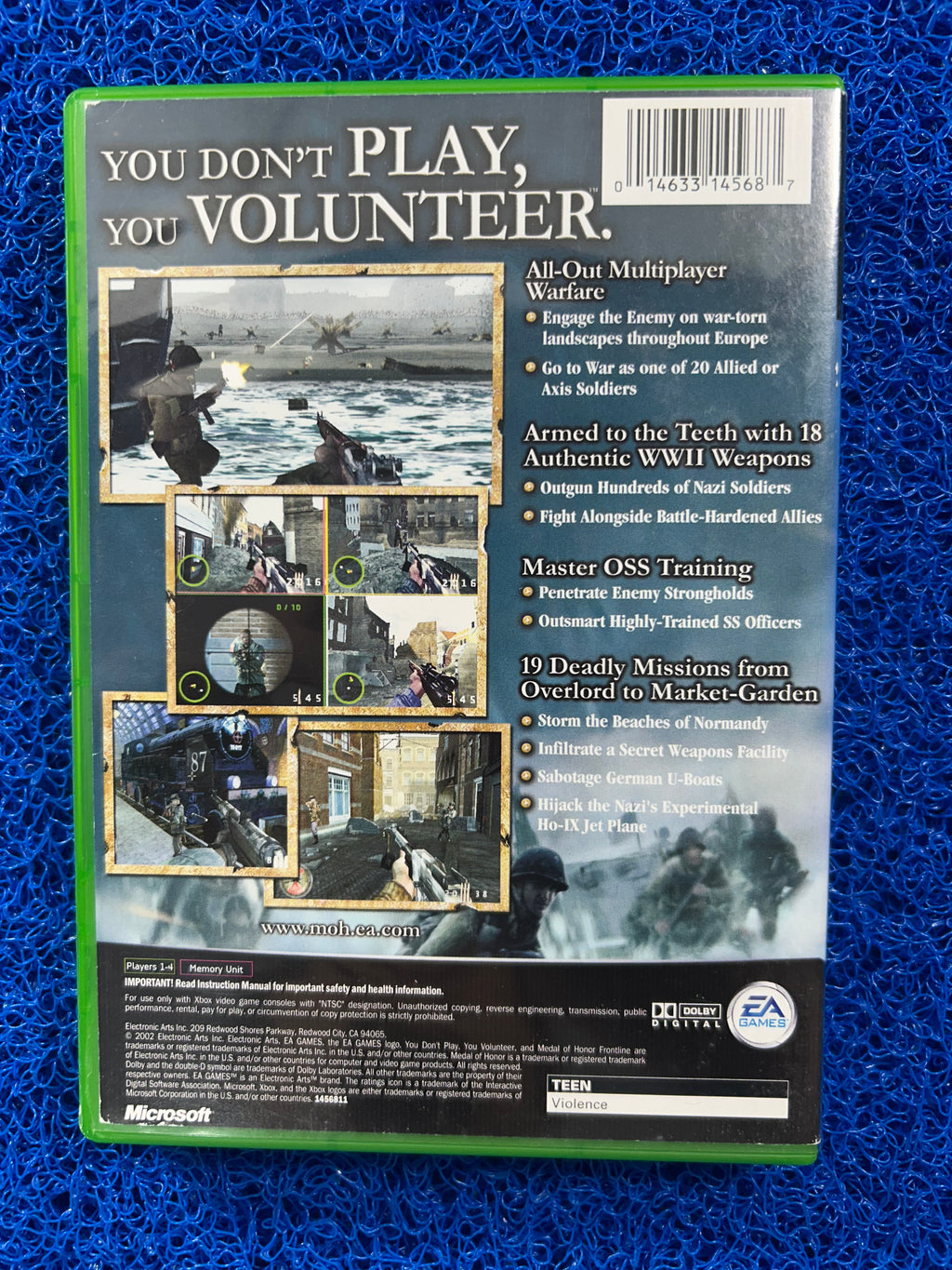 XBOX Medal of honor frontline (A)