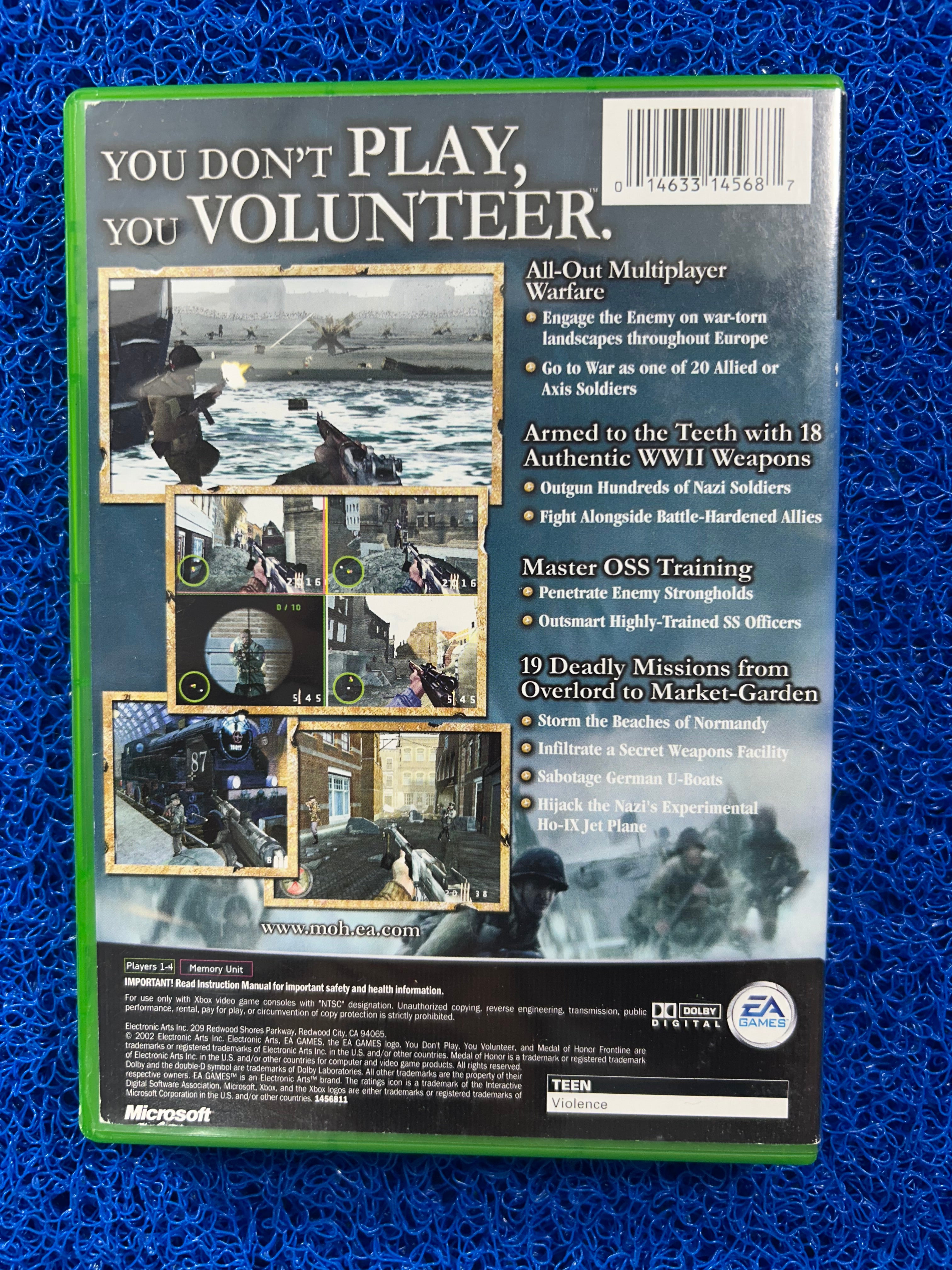 XBOX Medal of honor frontline (A)