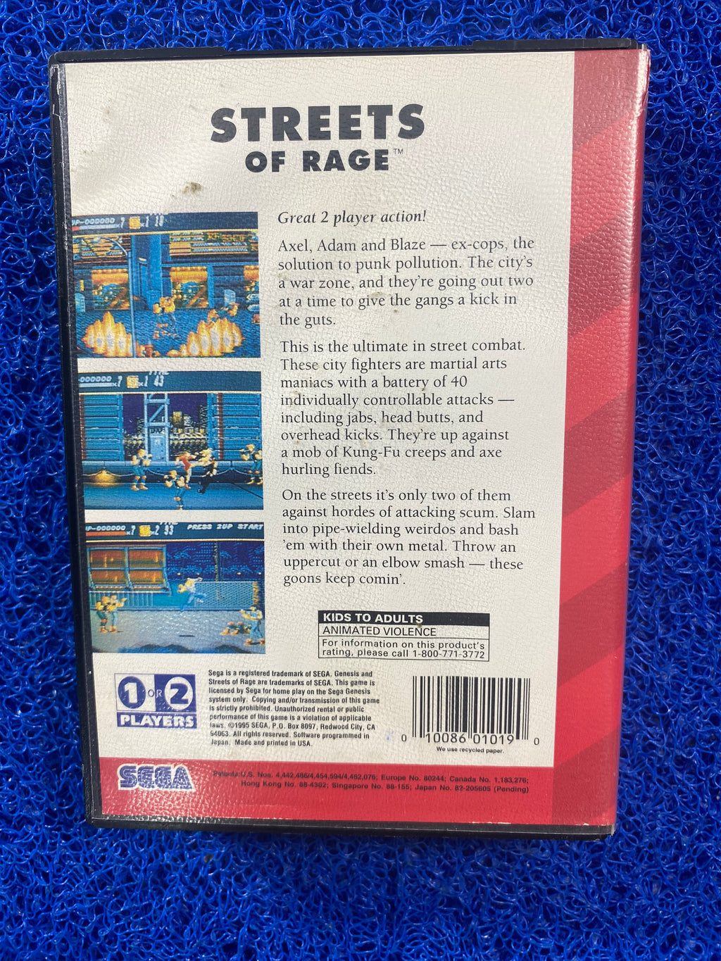 SEGA# Megadrive Streets of rage (A)