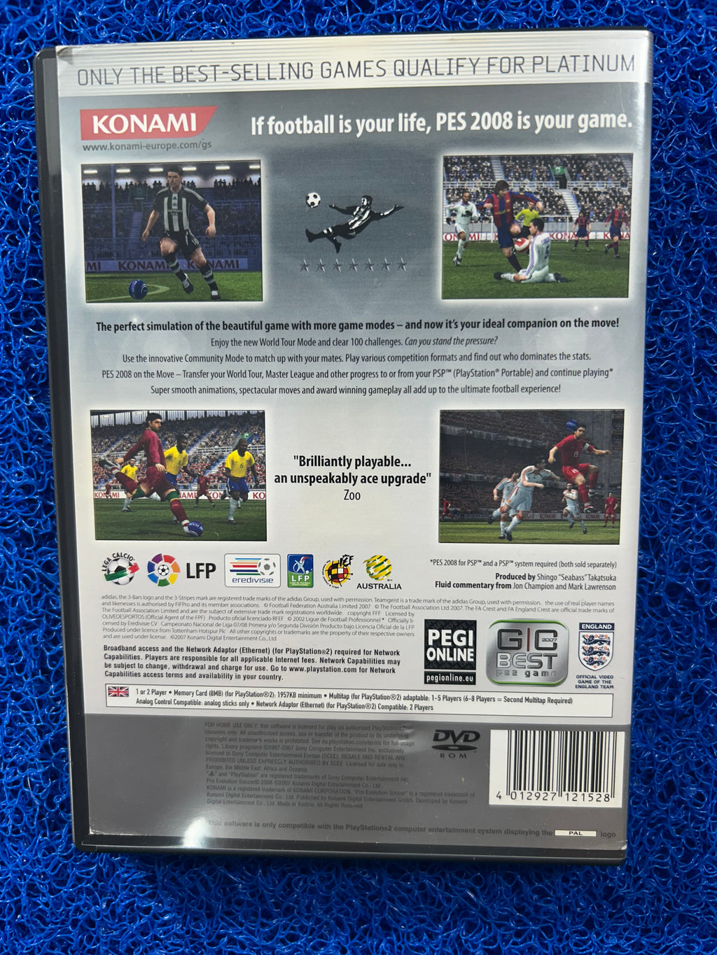 PS2 PES 2008 (E)
