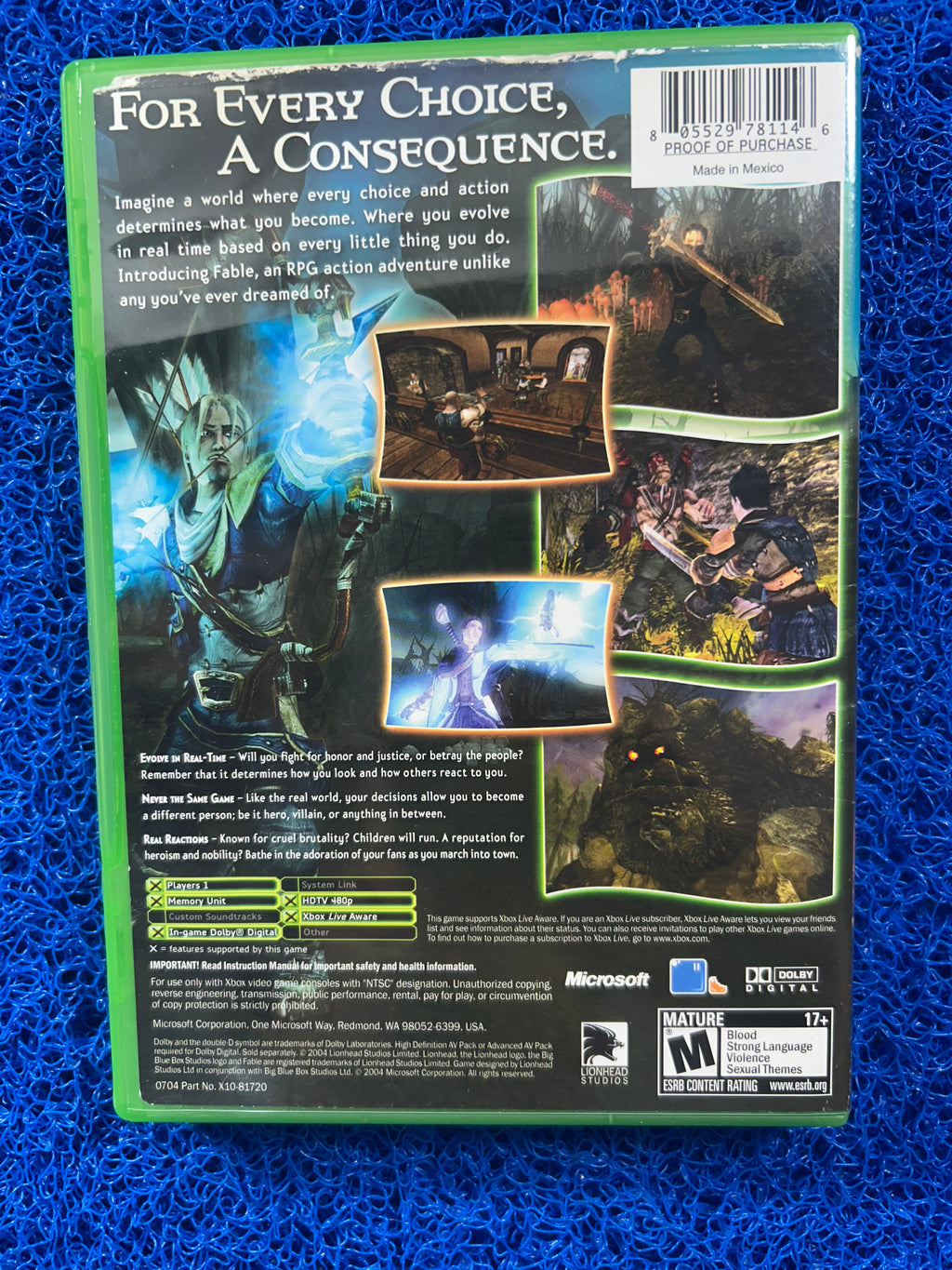 XBOX Fable (A)