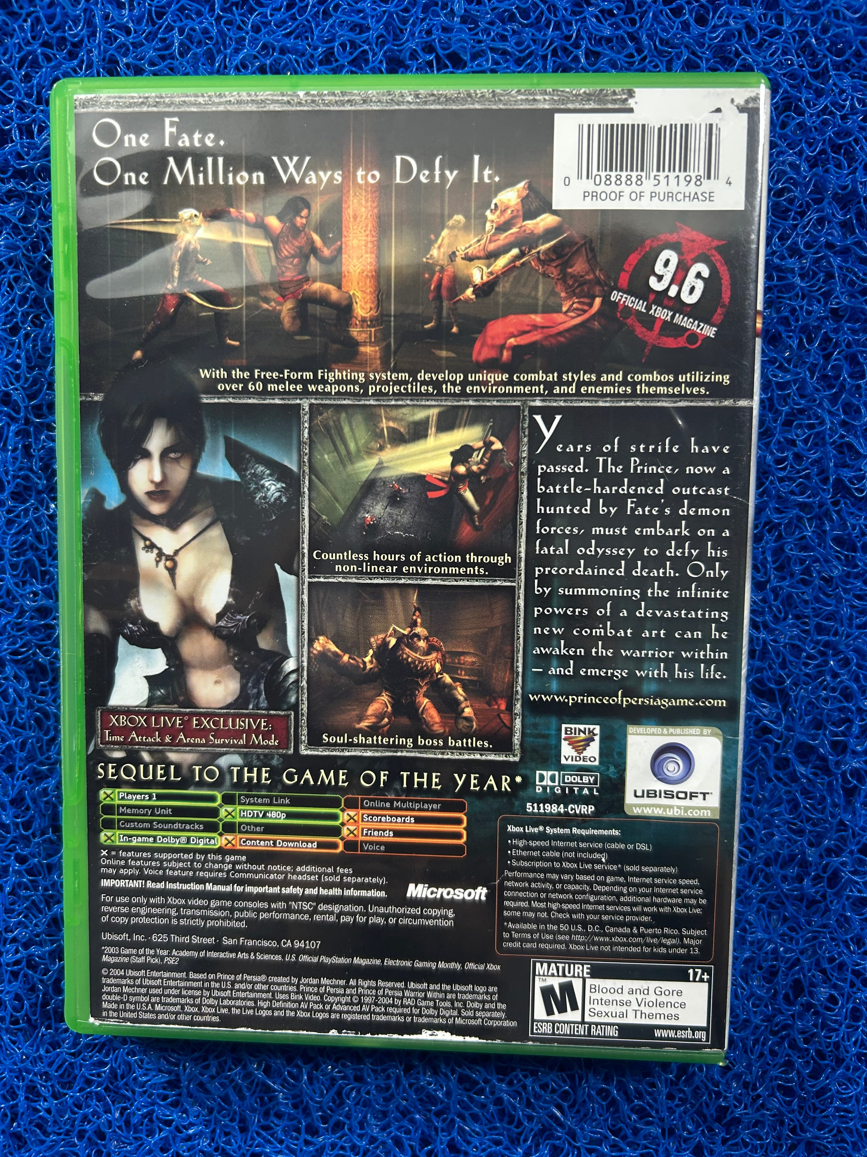 XBOX Prince of persia warrior within (A)