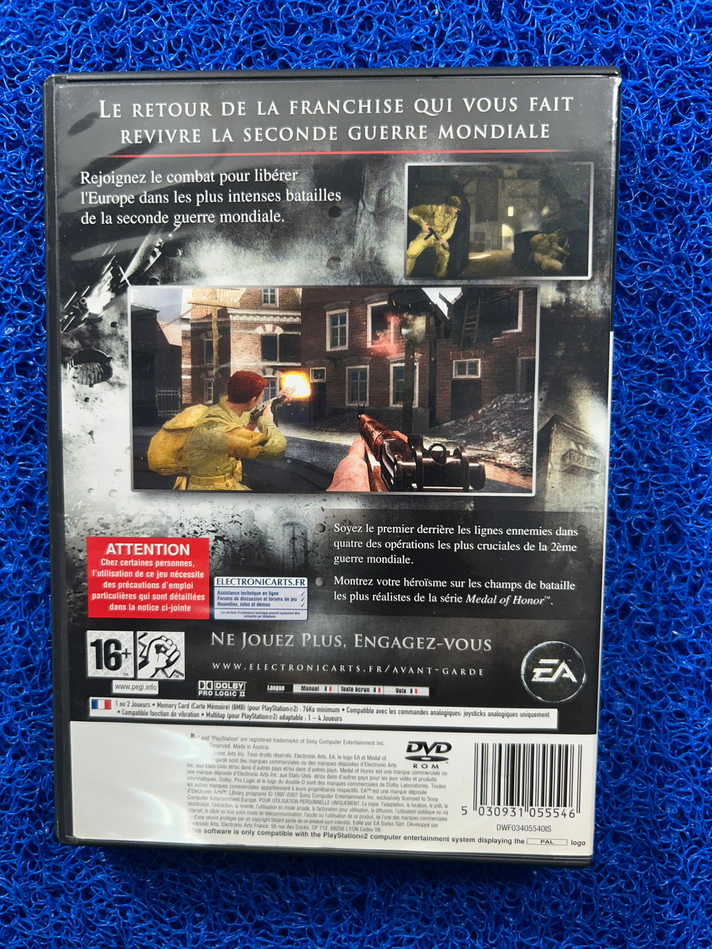 PS2 Medal of honor vanguard (E)