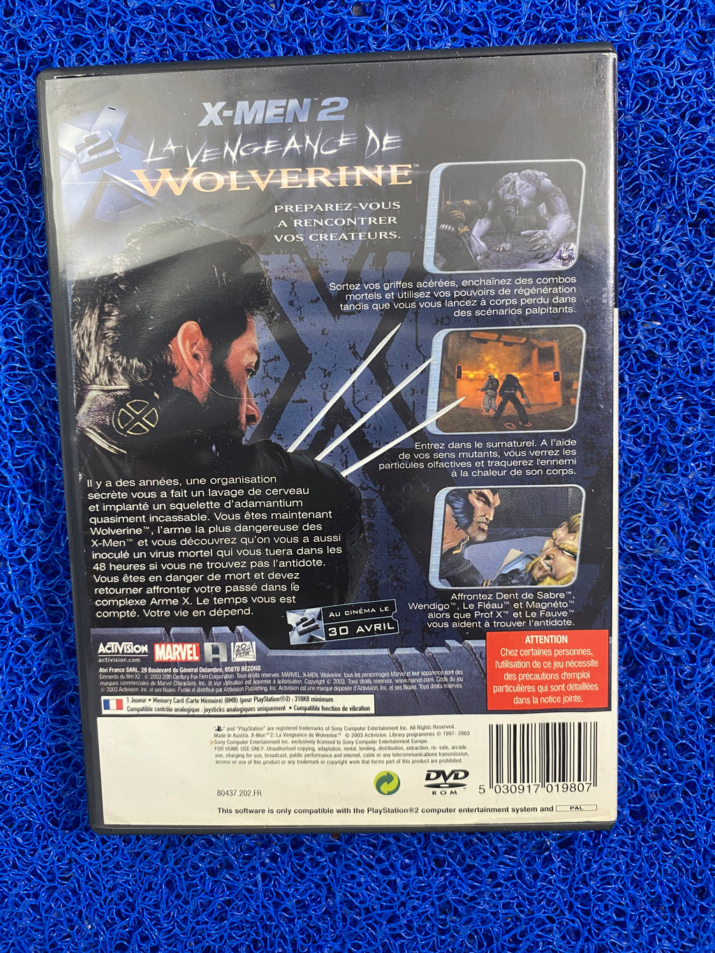 PS2# X-men 2 Wolverine (E)