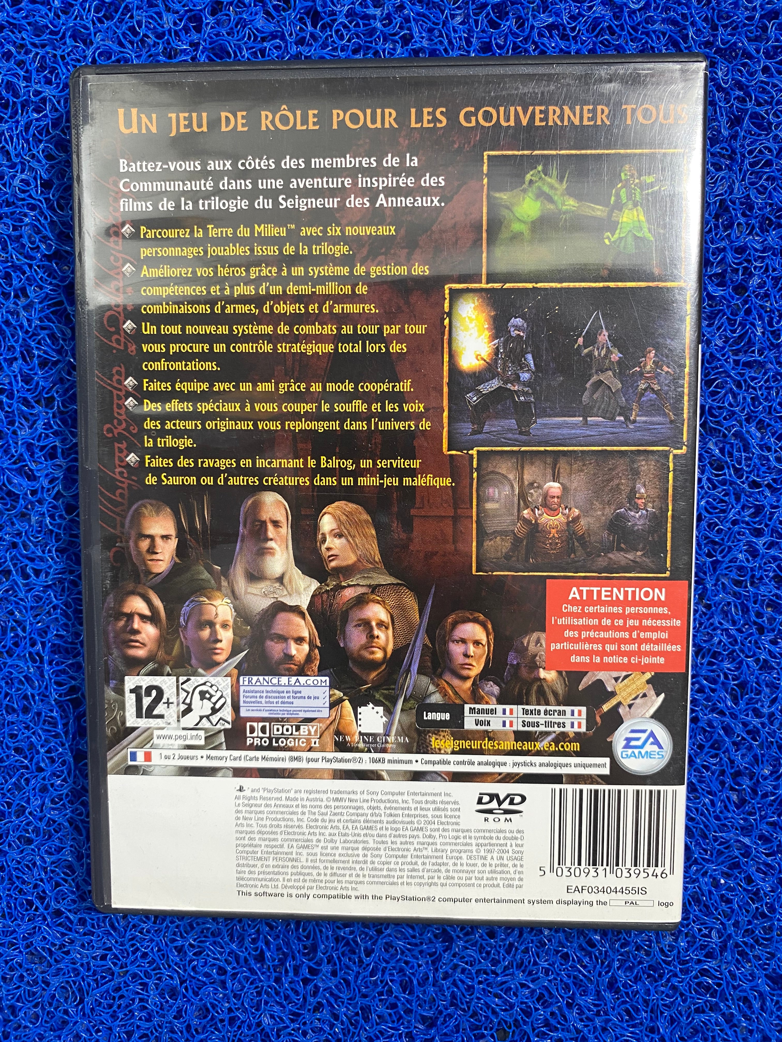 PS2# The lord of the rings the third age (E)