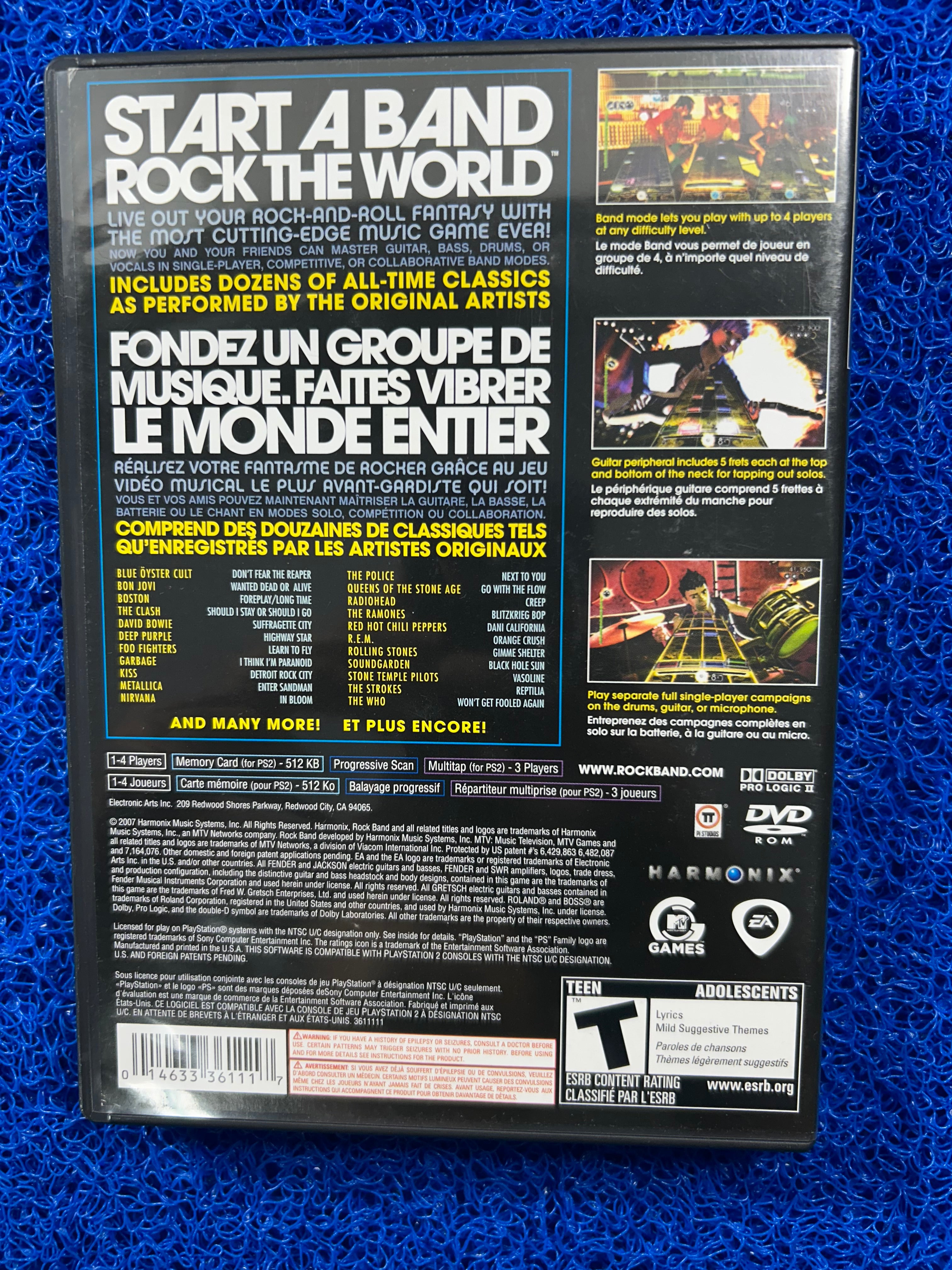 PS2 Rockband (A)