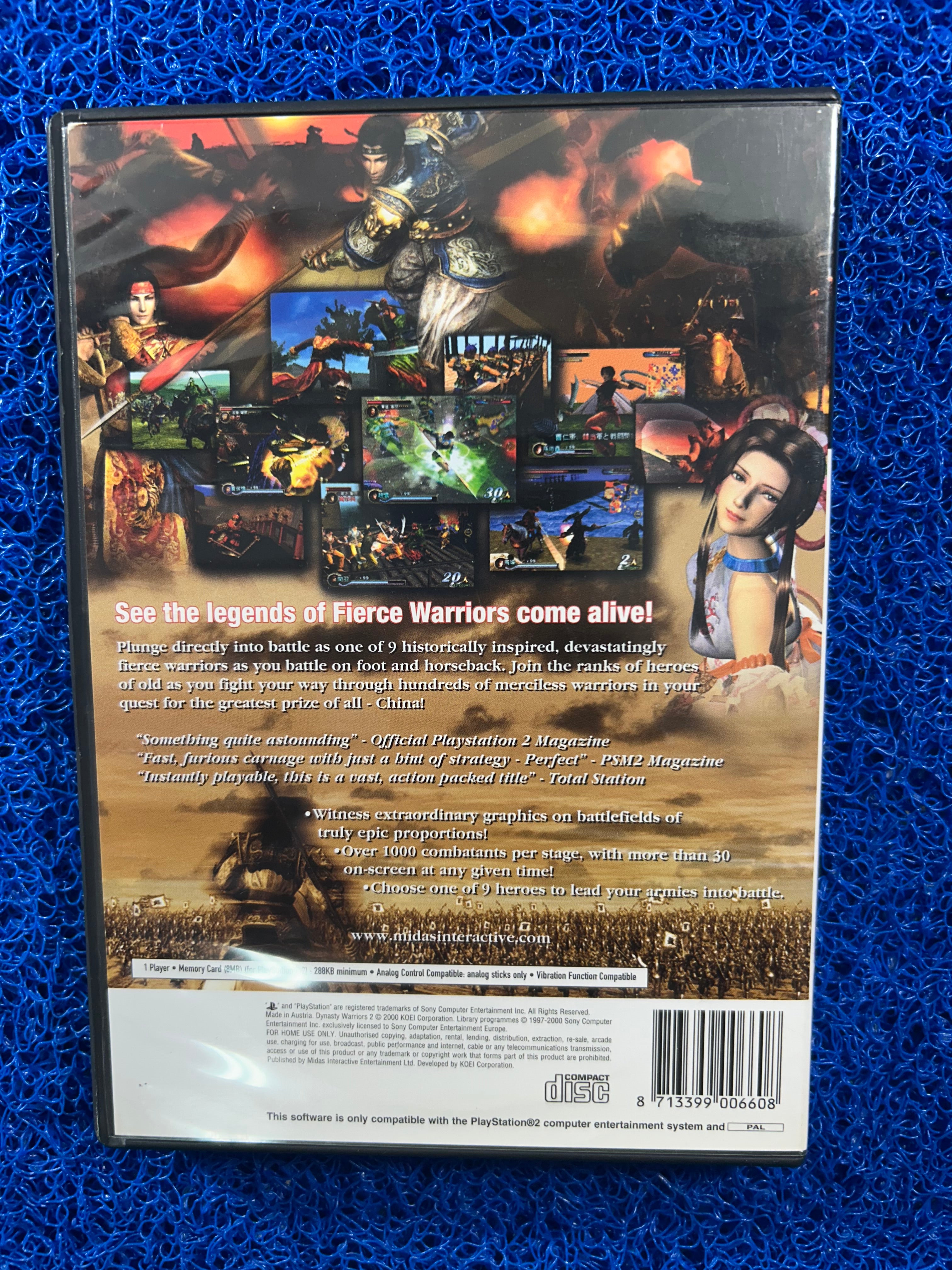 PS2 Dynasty warriors 2 (E)