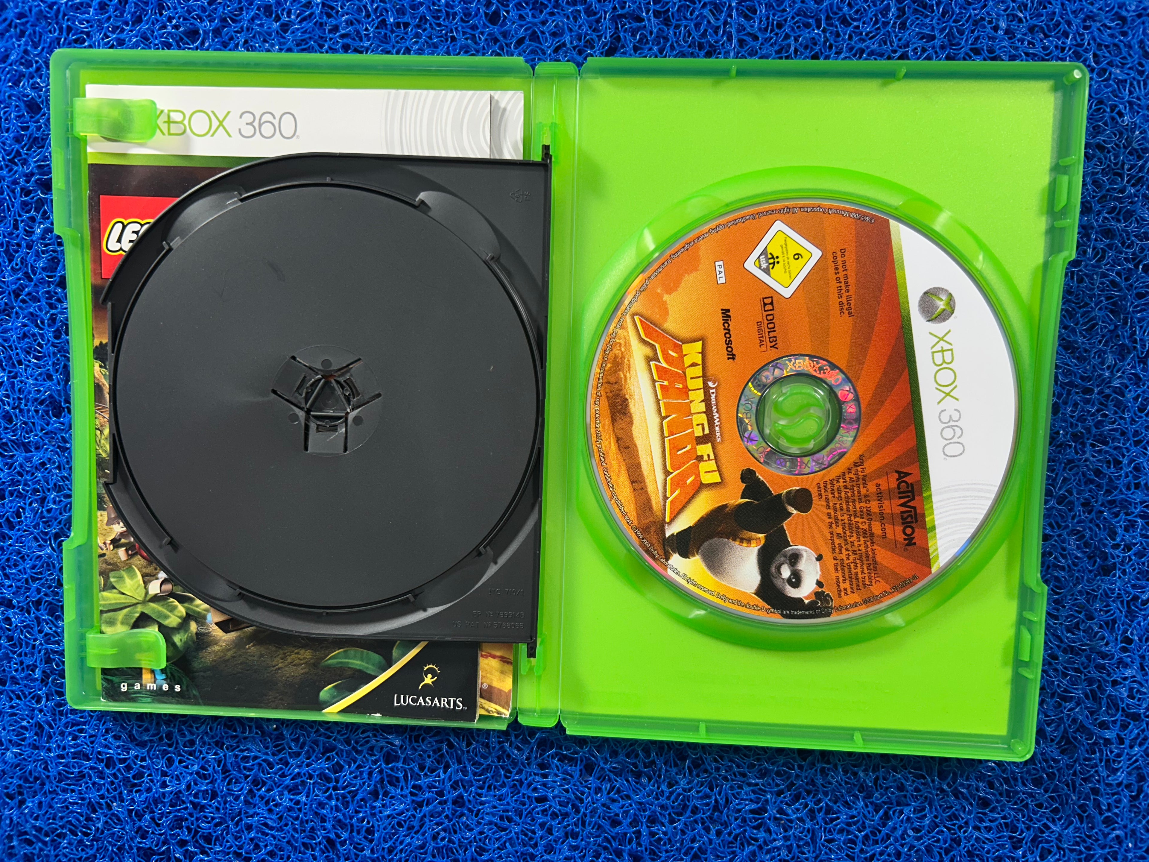 X360 Lego Indiana Jonas + Kung fu panda (E)