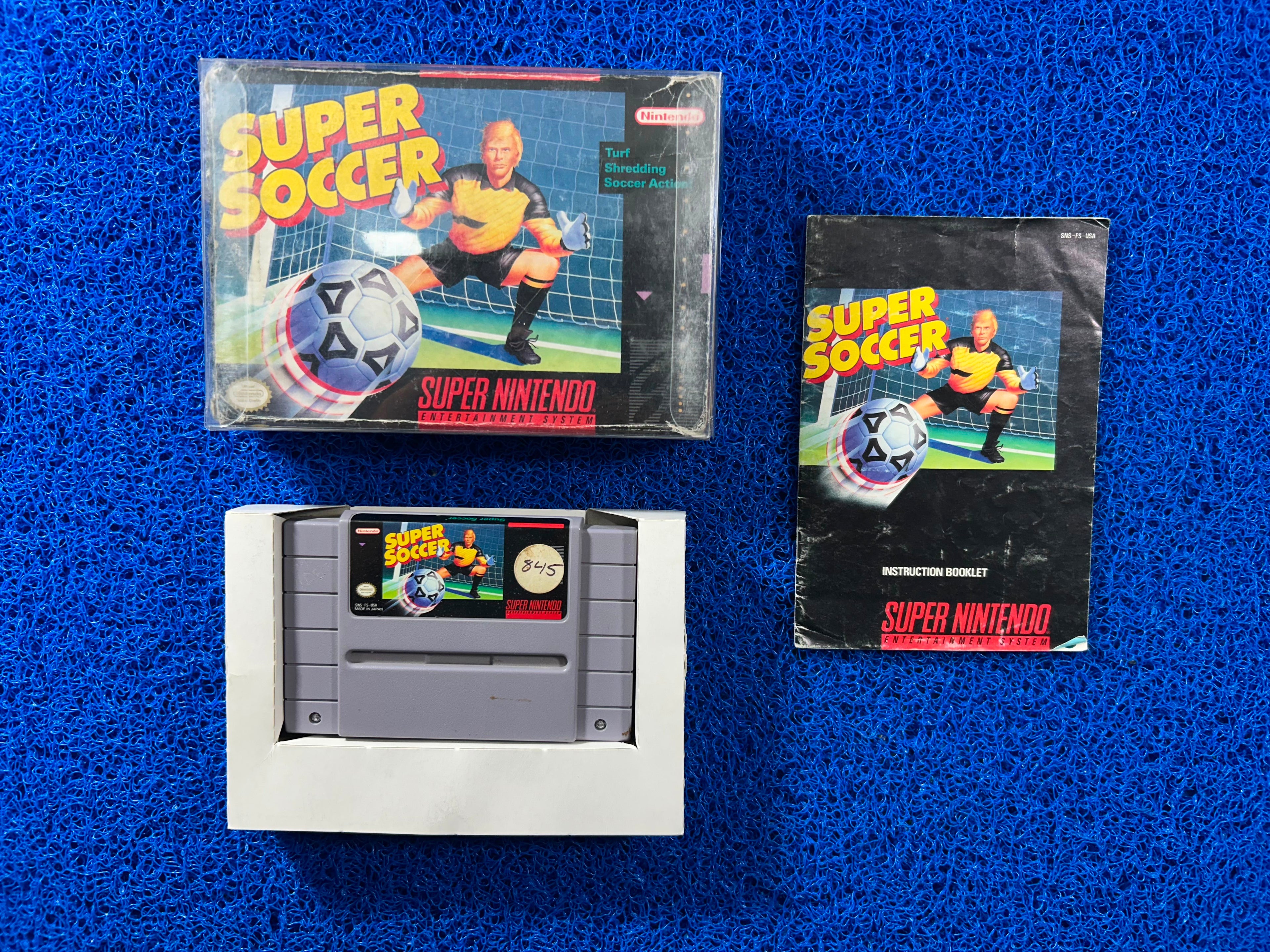 SNES Box Super soccer (A)