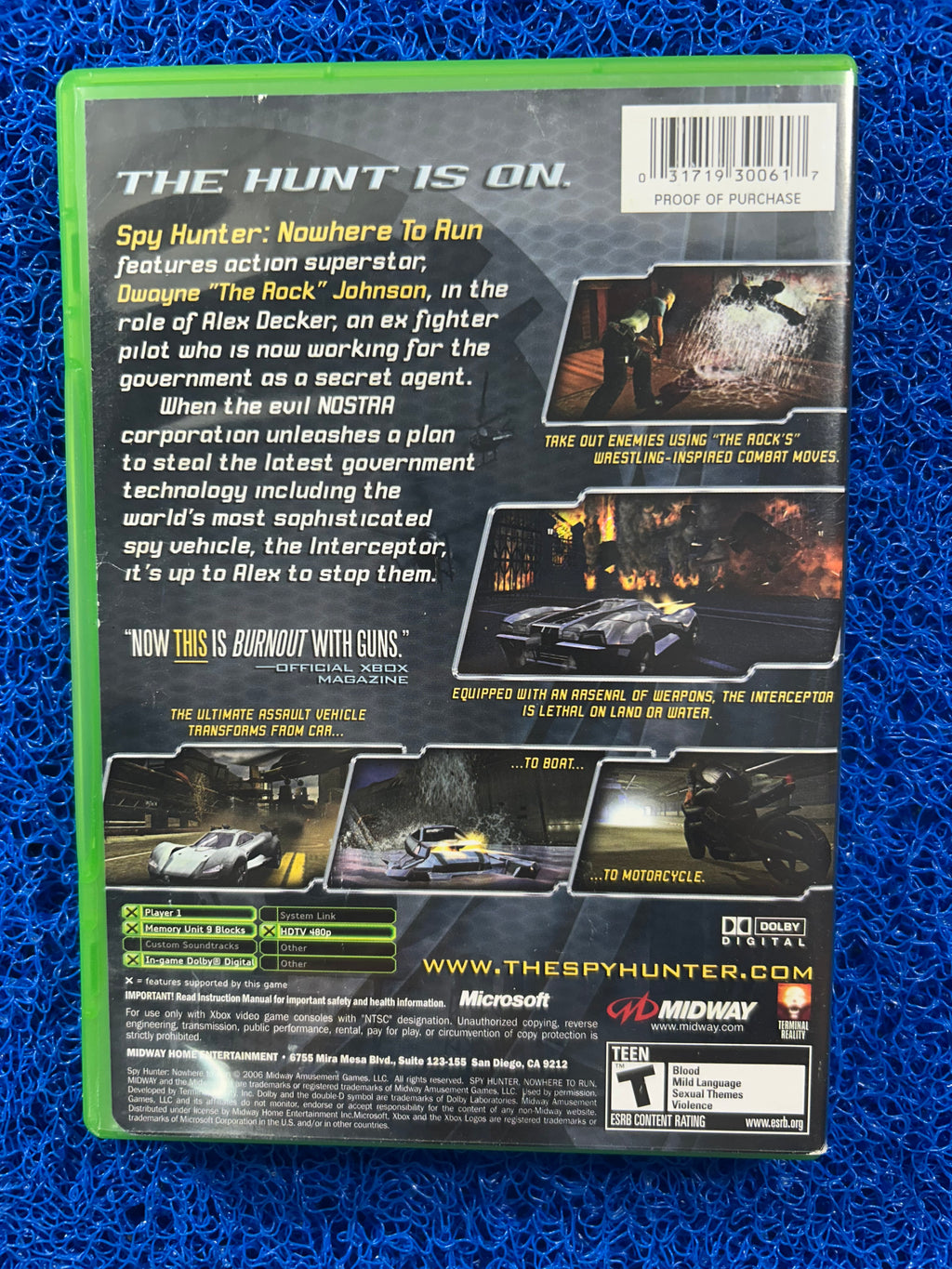 XBOX Spyhunter (A)
