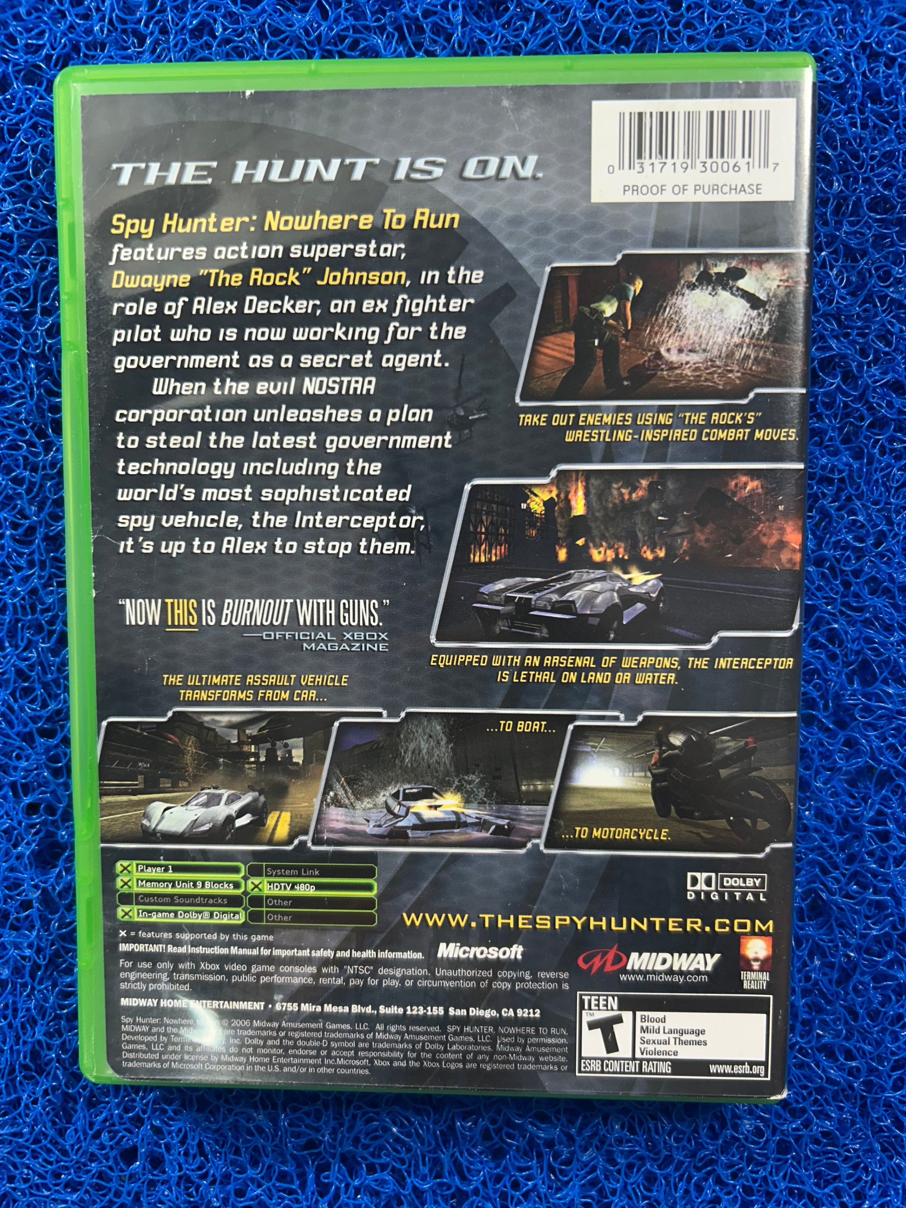 XBOX Spyhunter (A)