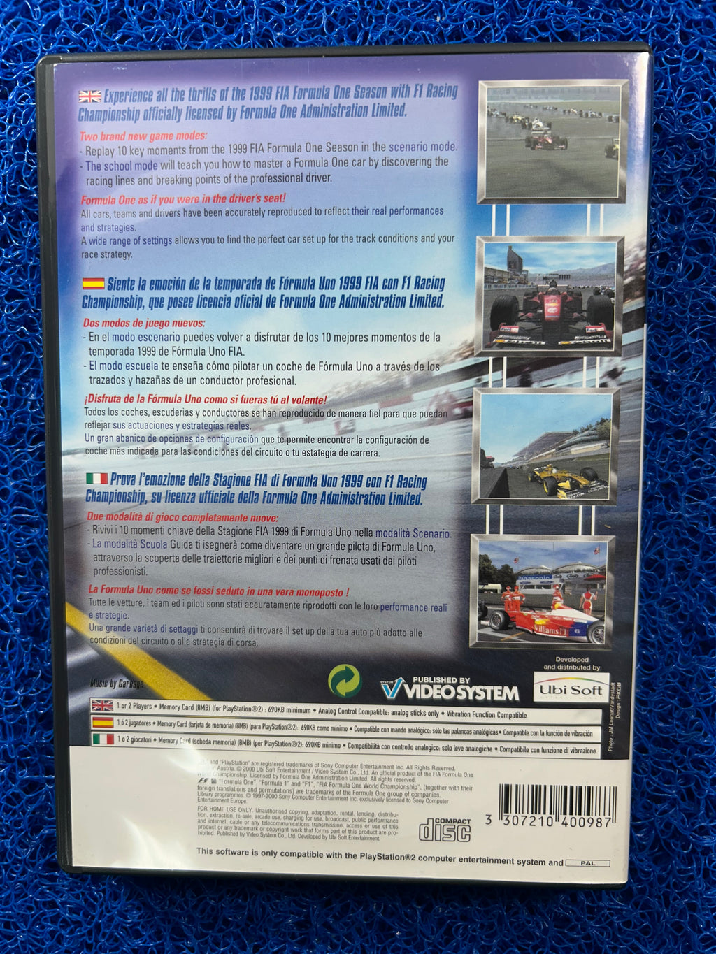 PS2 F1 Racing chamoionship (E)