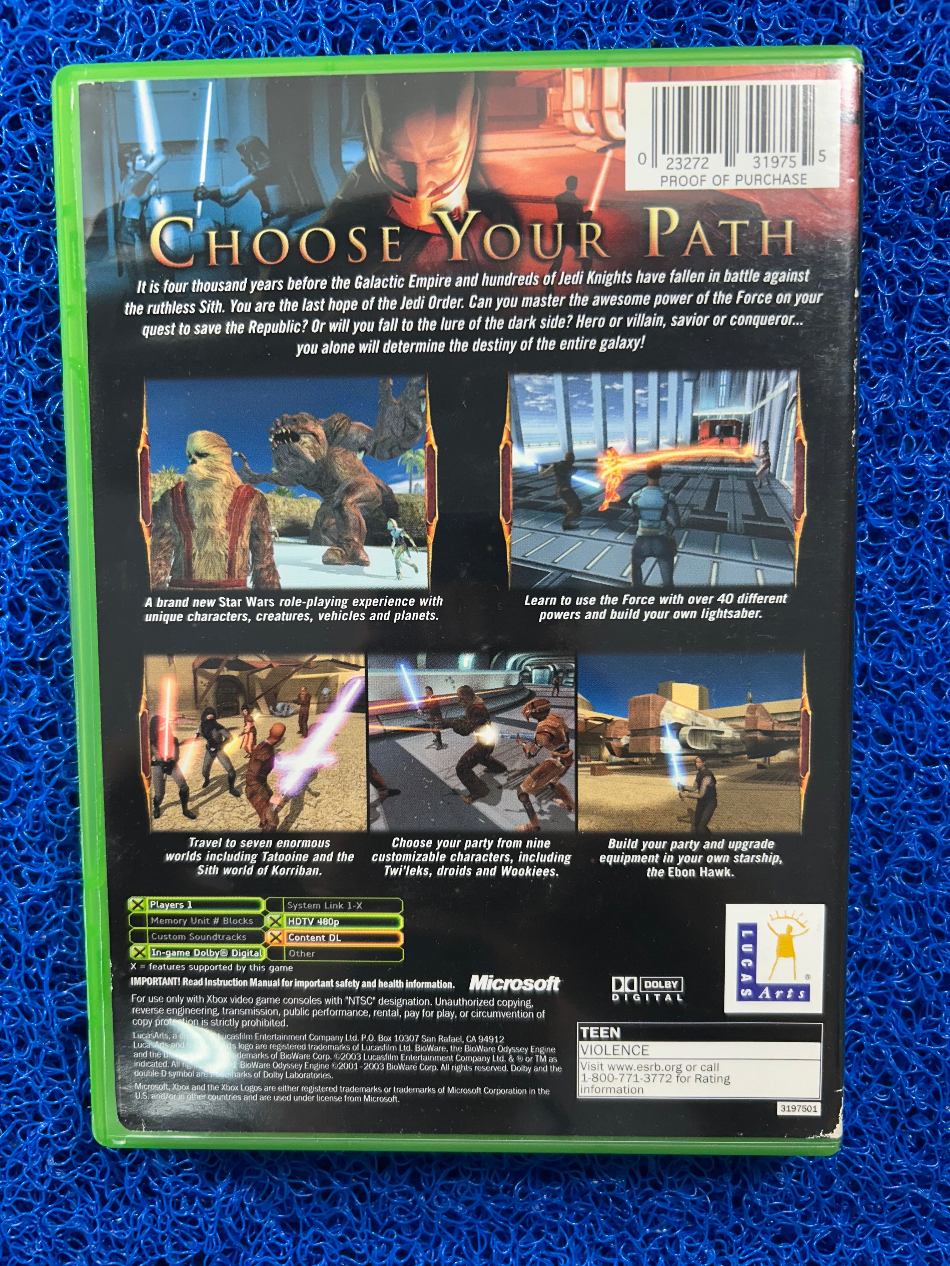 XBOX Star wars knights old republic (A)