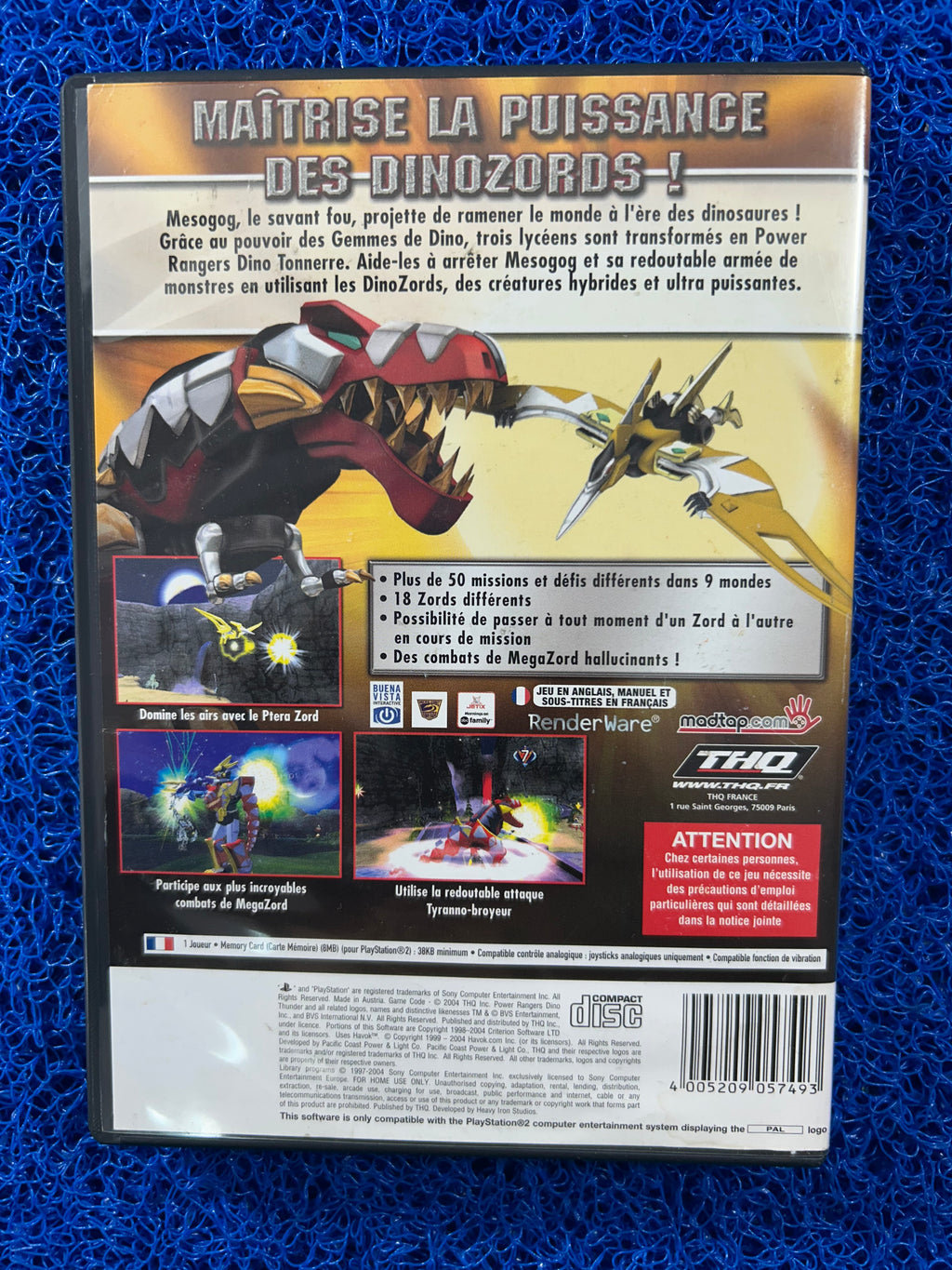 PS2 Power rangers (E)