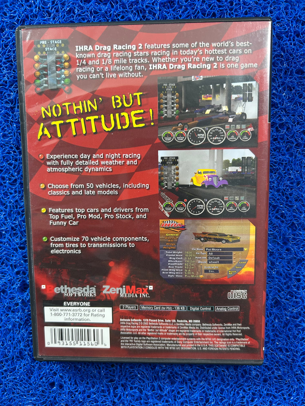 PS2 Drag racing 2 (A)