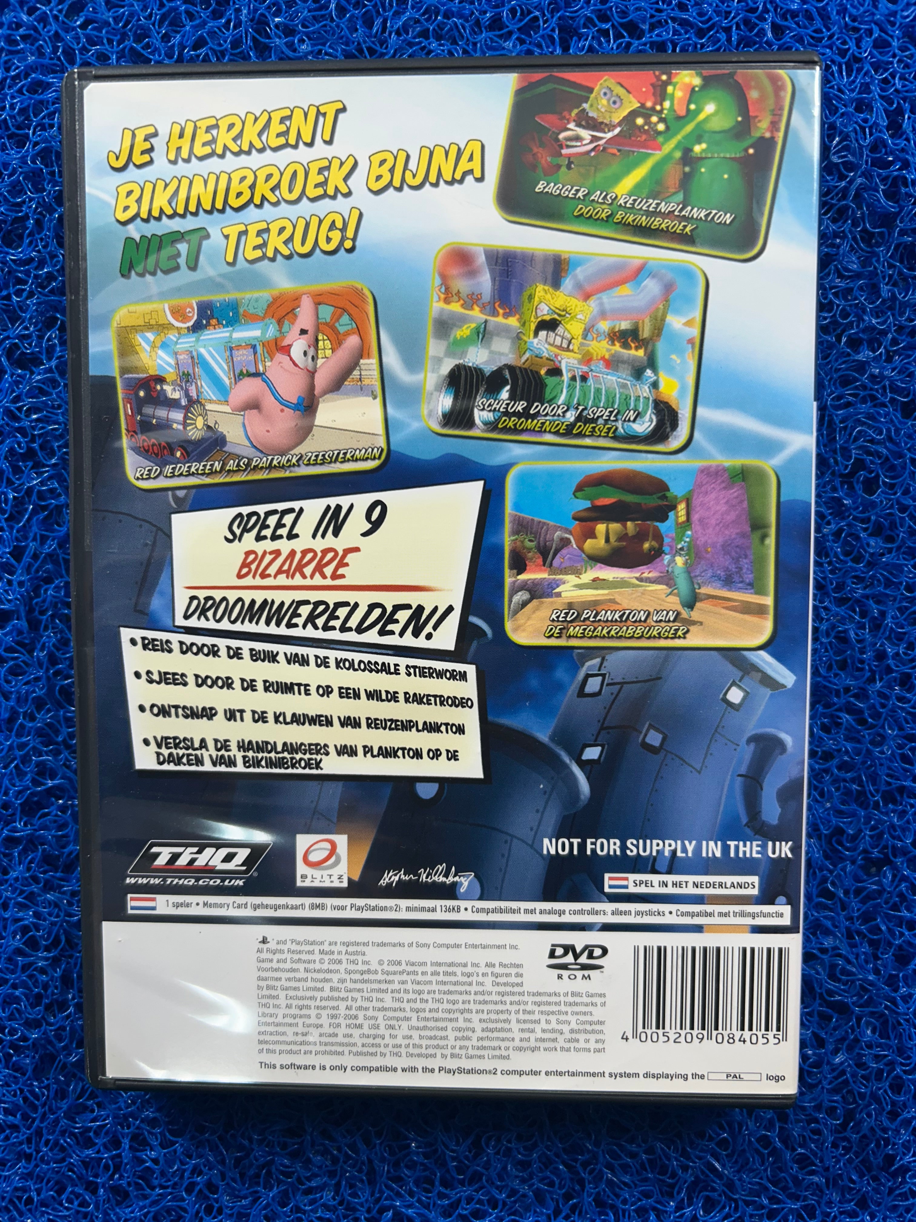 PS2 Spongebob squarepants creature krusty krab (E)
