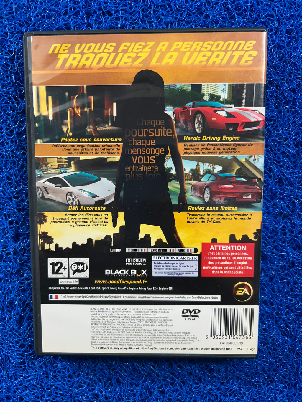 PS2 Need for speed undercover (E)