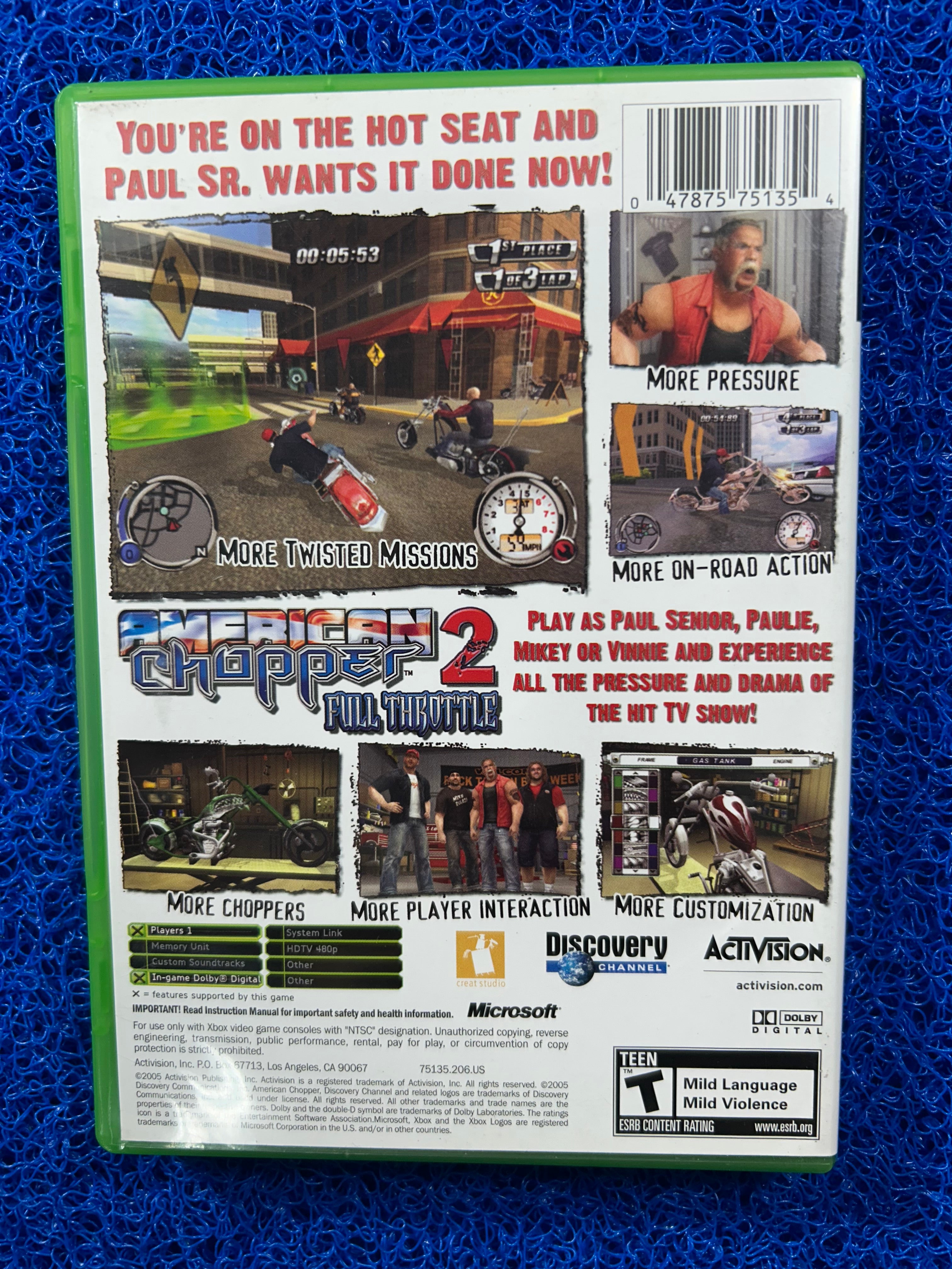 XBOX American chopper 2 (A)