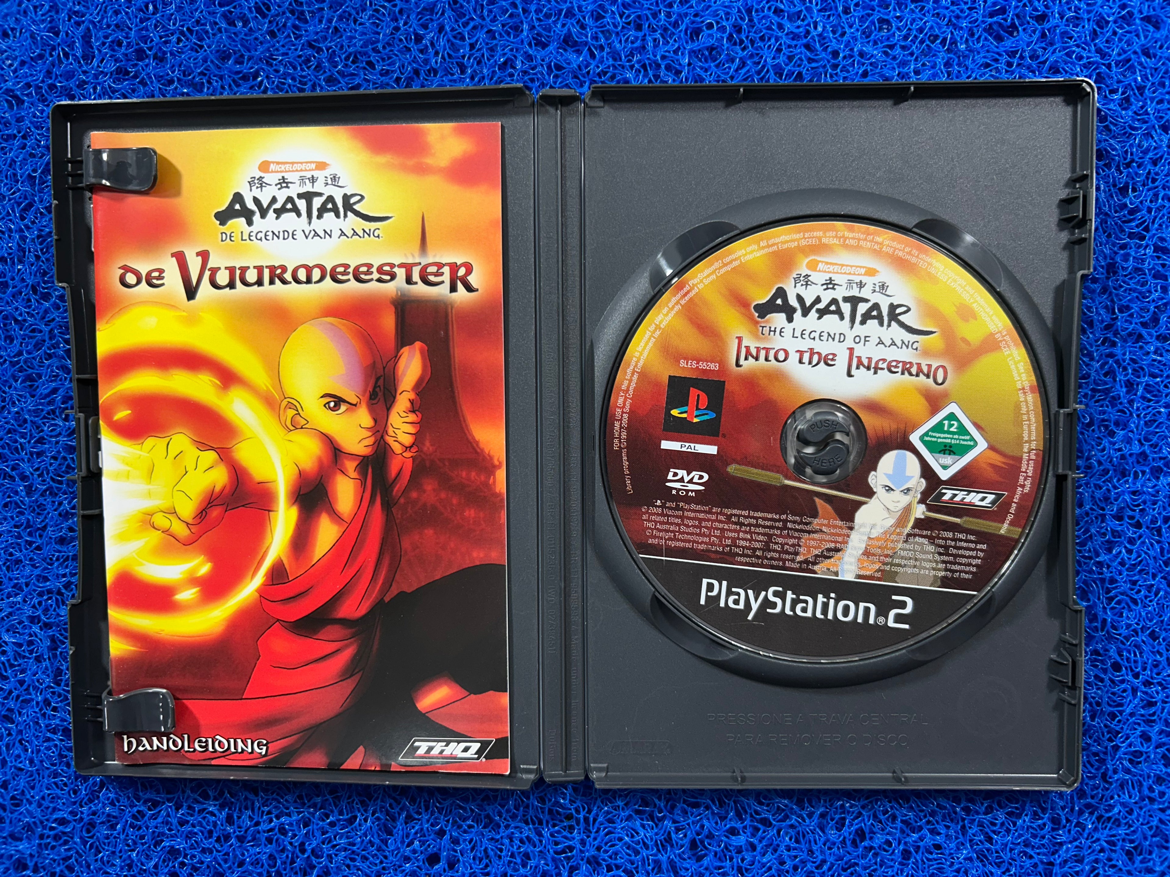 PS2 Avatar the legend of aang into the inferno (E)