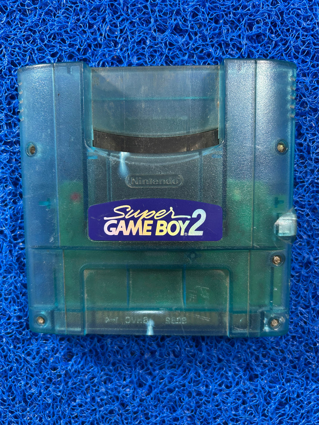 SFC Super game boy adaptador 2 translúcido azul (J)
