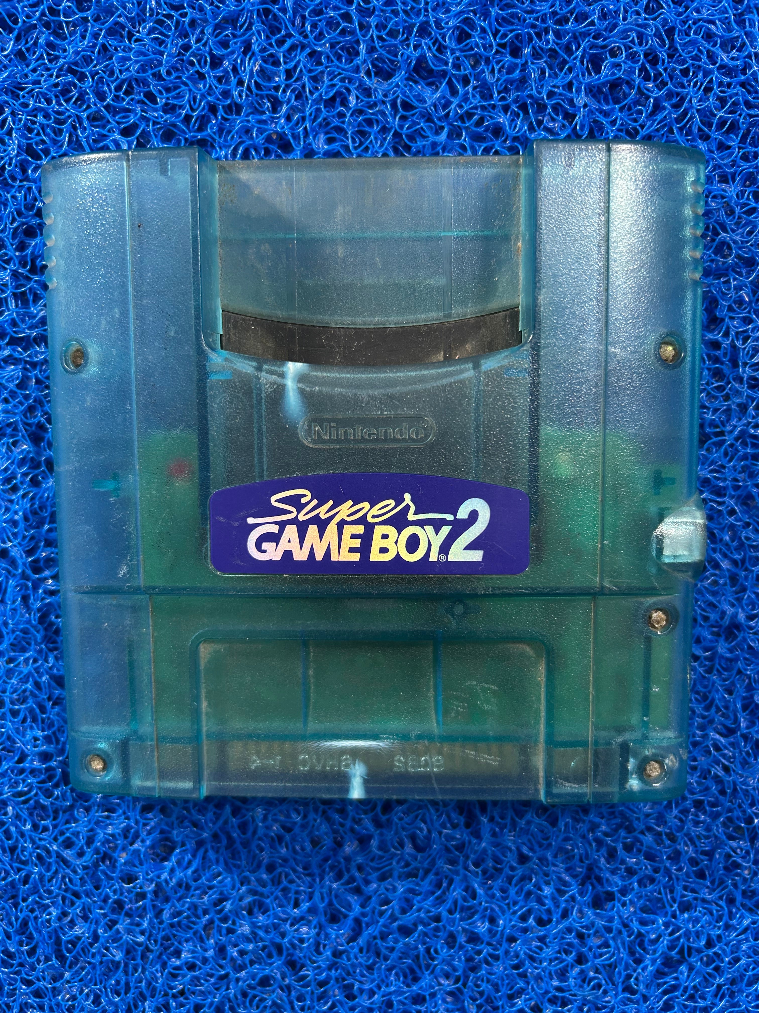 SFC Super game boy adaptador 2 translúcido azul (J)