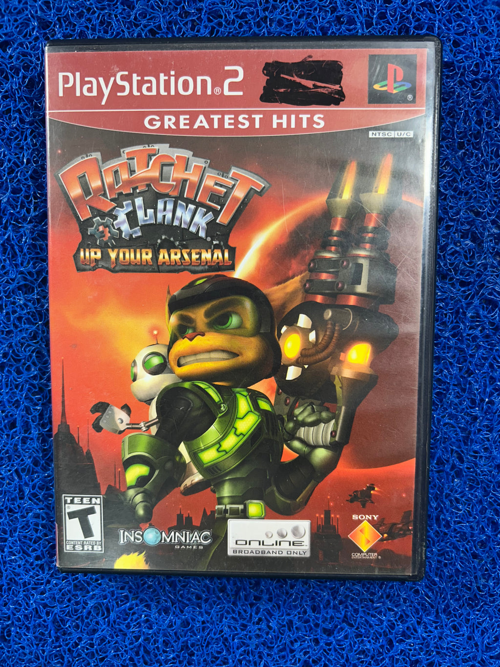 PS2# Ratchet clank up your arsenal (A)
