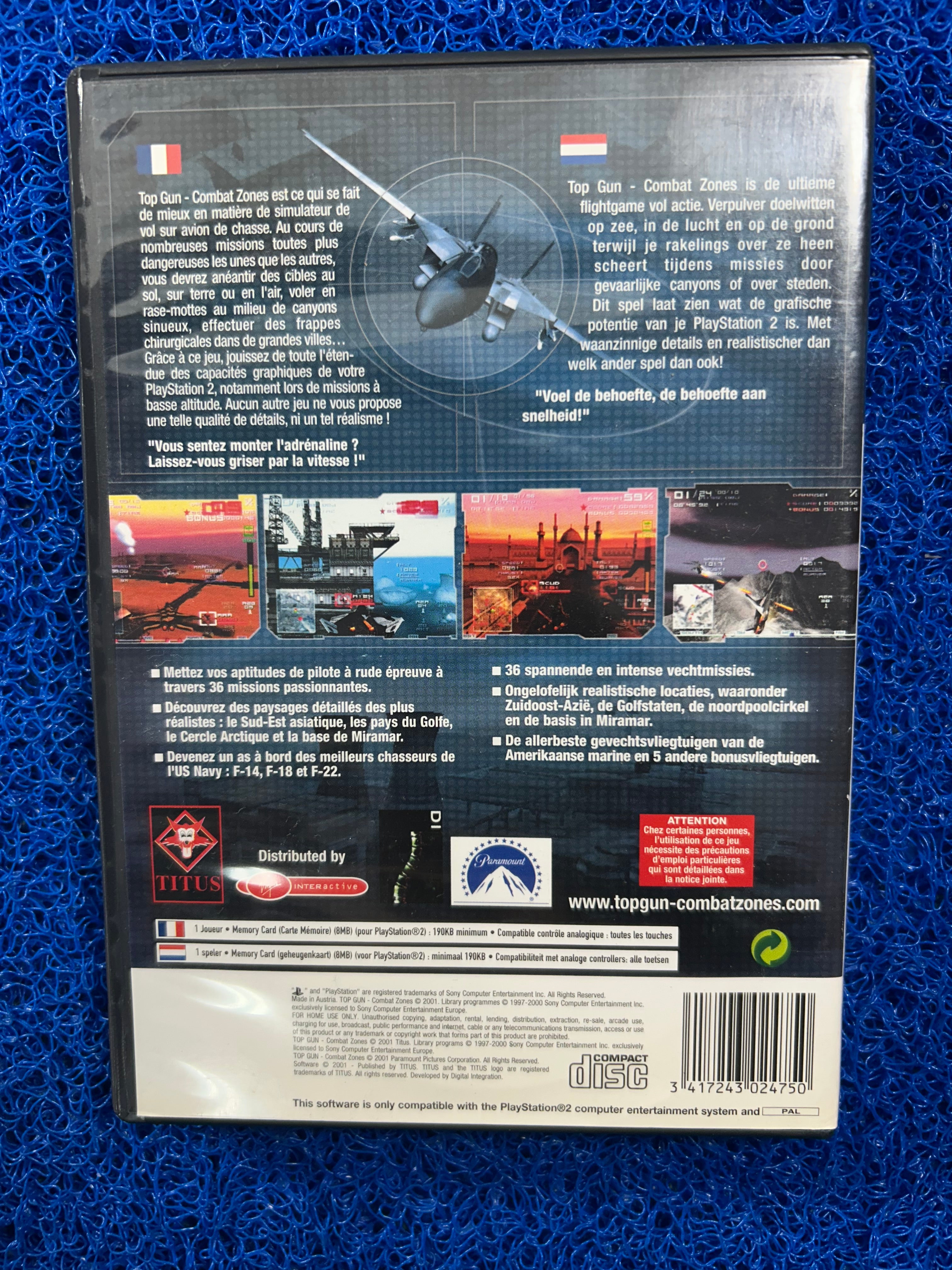 PS2 Top gun (E)