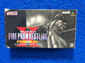 SFC box Super fire pro-wrestling premium X (J)