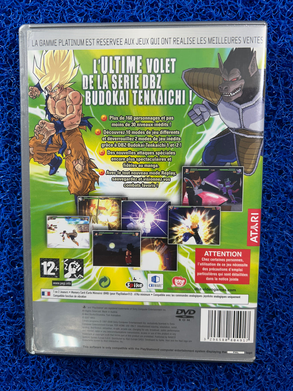 PS2 Dragon ball z budokai tenkaichi 3 (E)