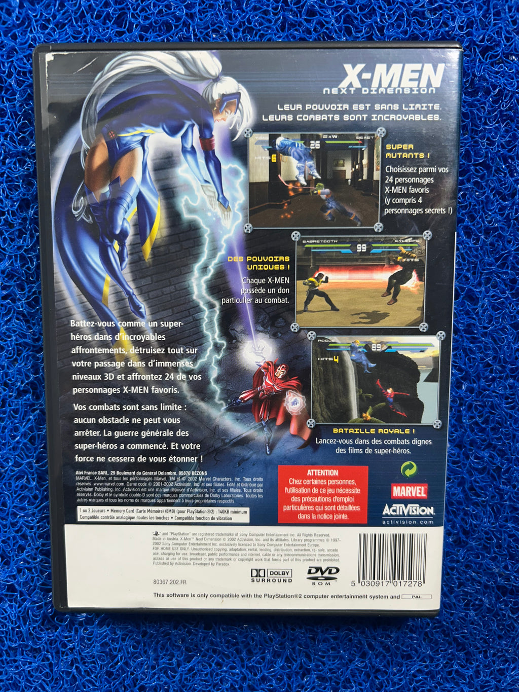 PS2 X-Men next dimension (E)