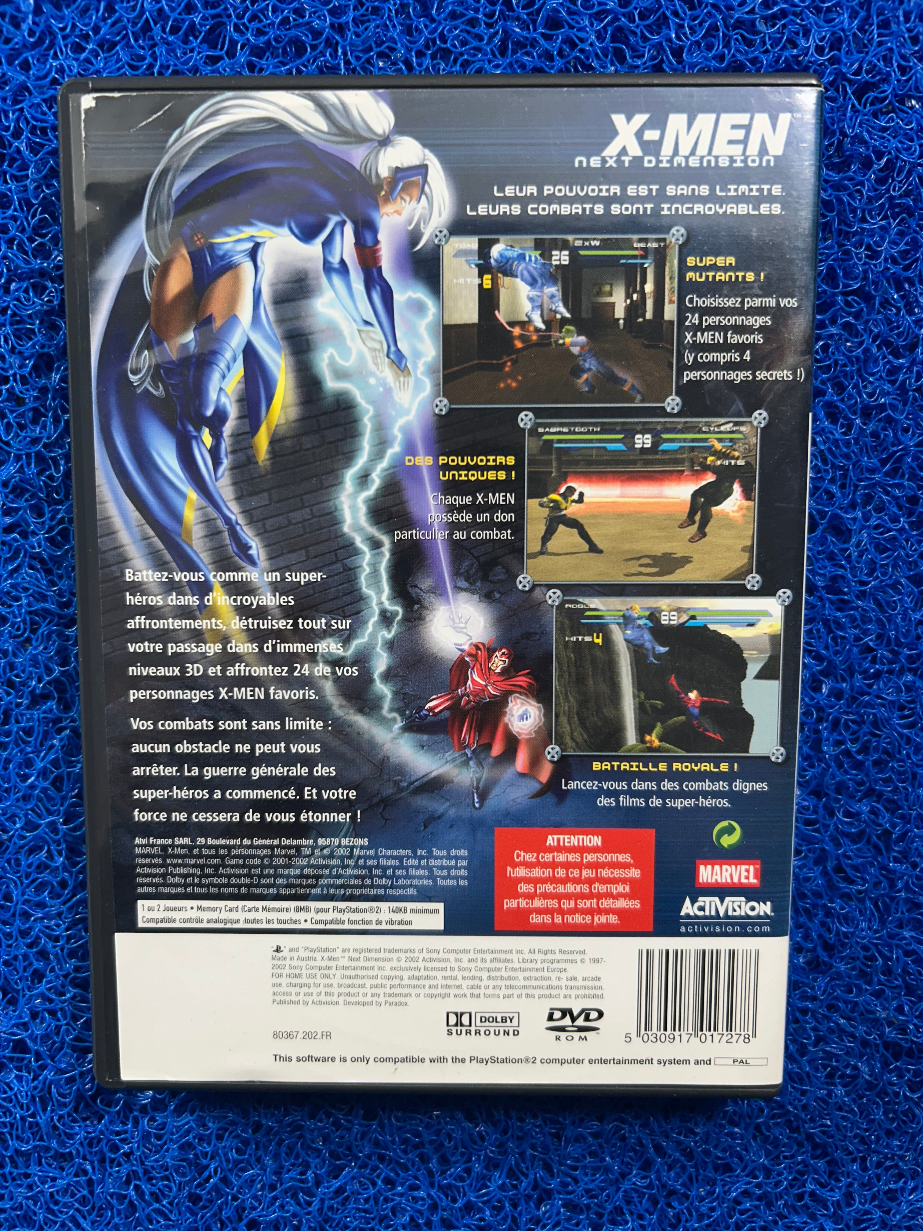 PS2 X-Men next dimension (E)