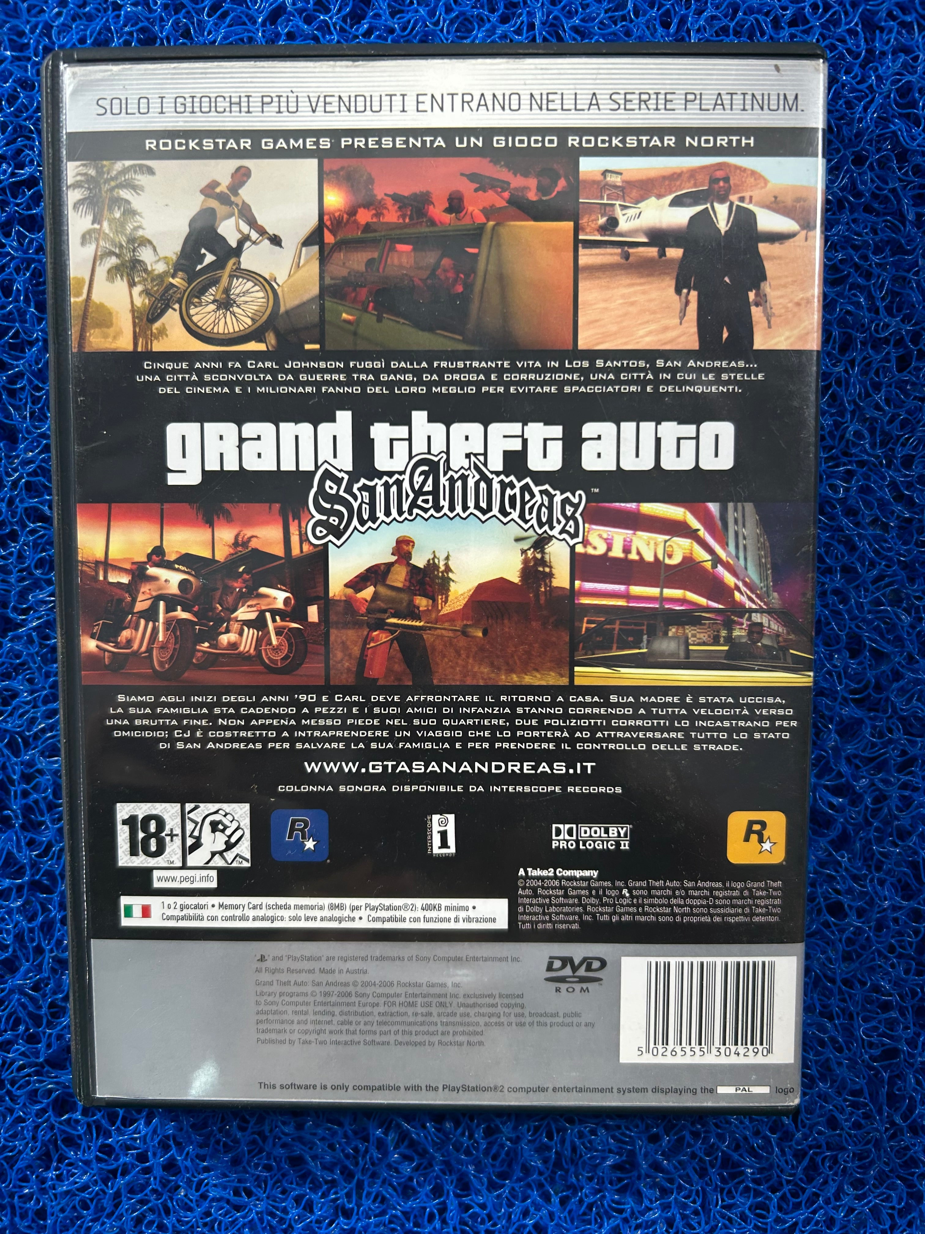 PS2 GTA San andreas (E)