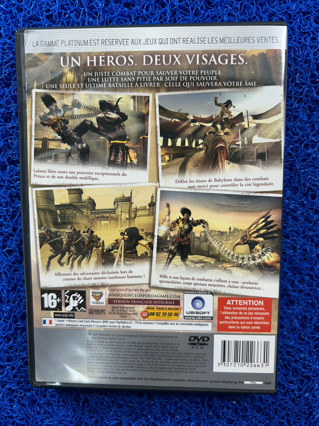 PS2 Prince of persia the two thrones (E)