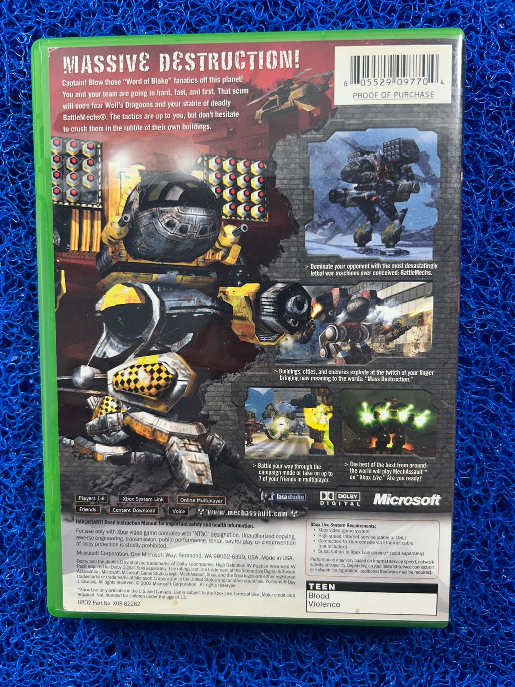 XBOX Mechassault (A)