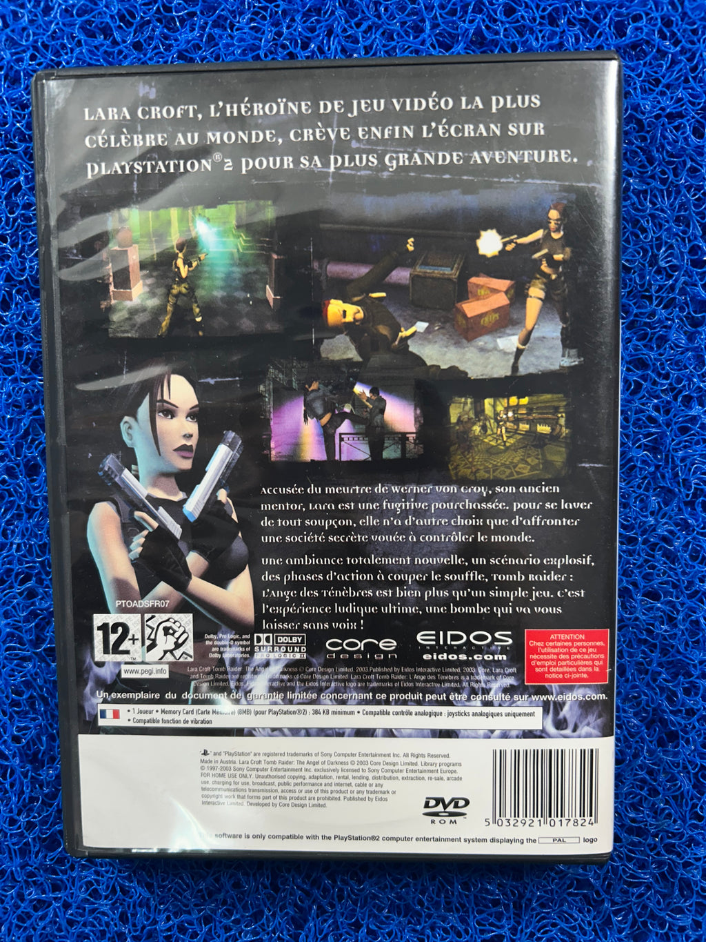 PS2 Tomb raider the angel of darkness (E)
