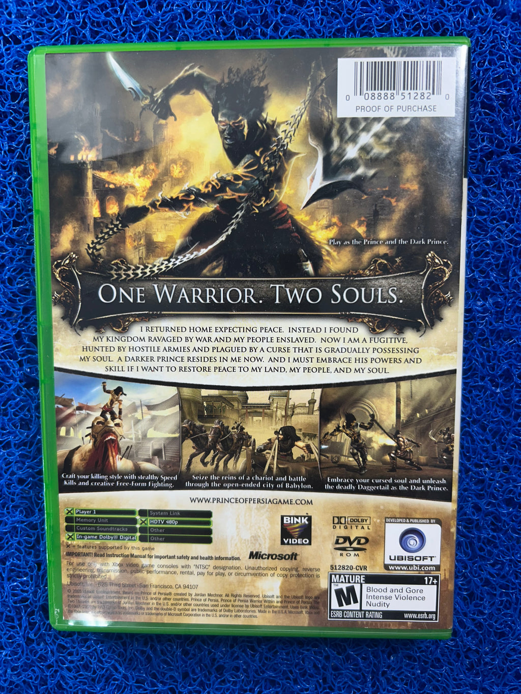 XBOX Prince of persia the two thrones (A)