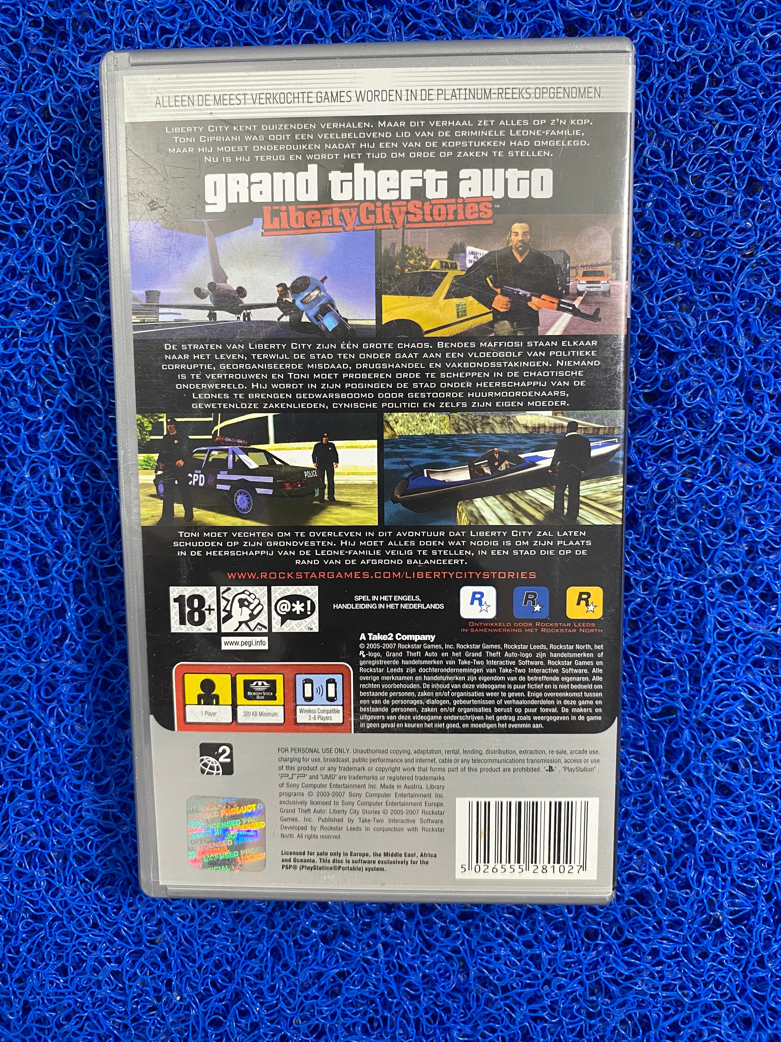 PSP# GTA Liberty city stories (E)
