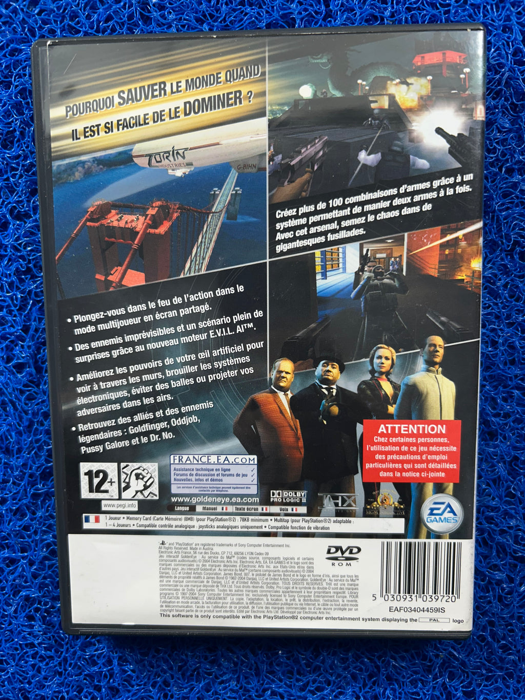 PS2 Goldeneye rogue agent (E)