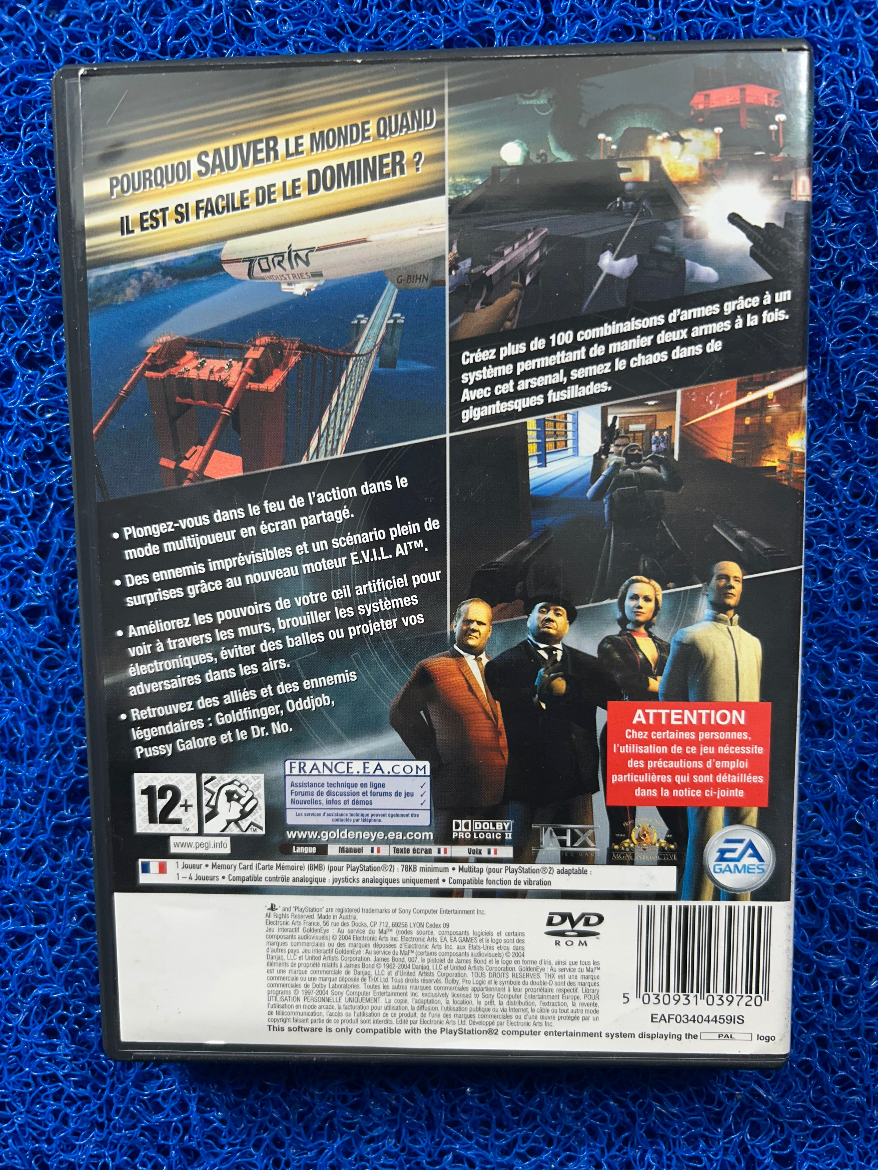 PS2 Goldeneye rogue agent (E)