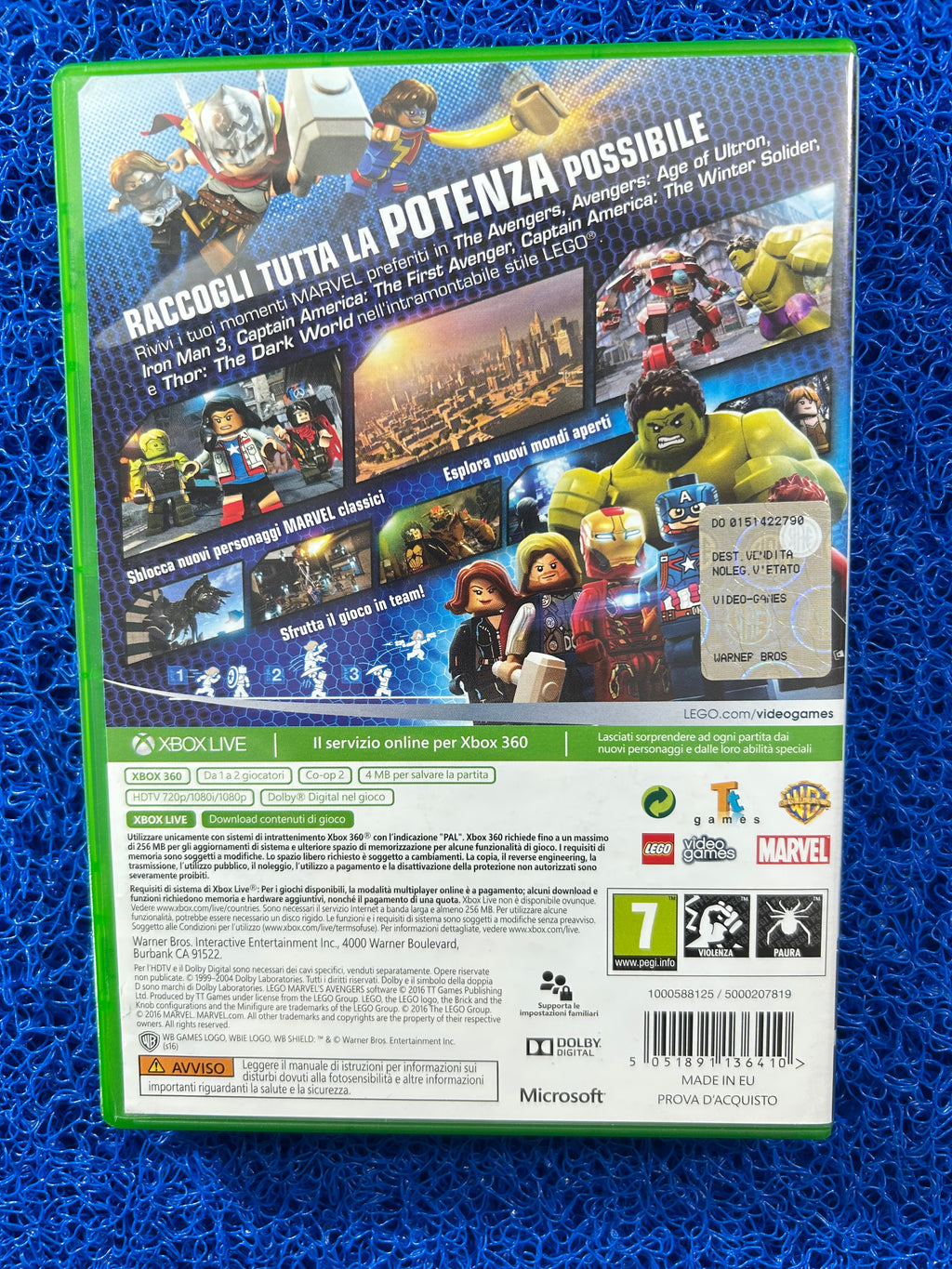 X360 Lego Avangers (E)