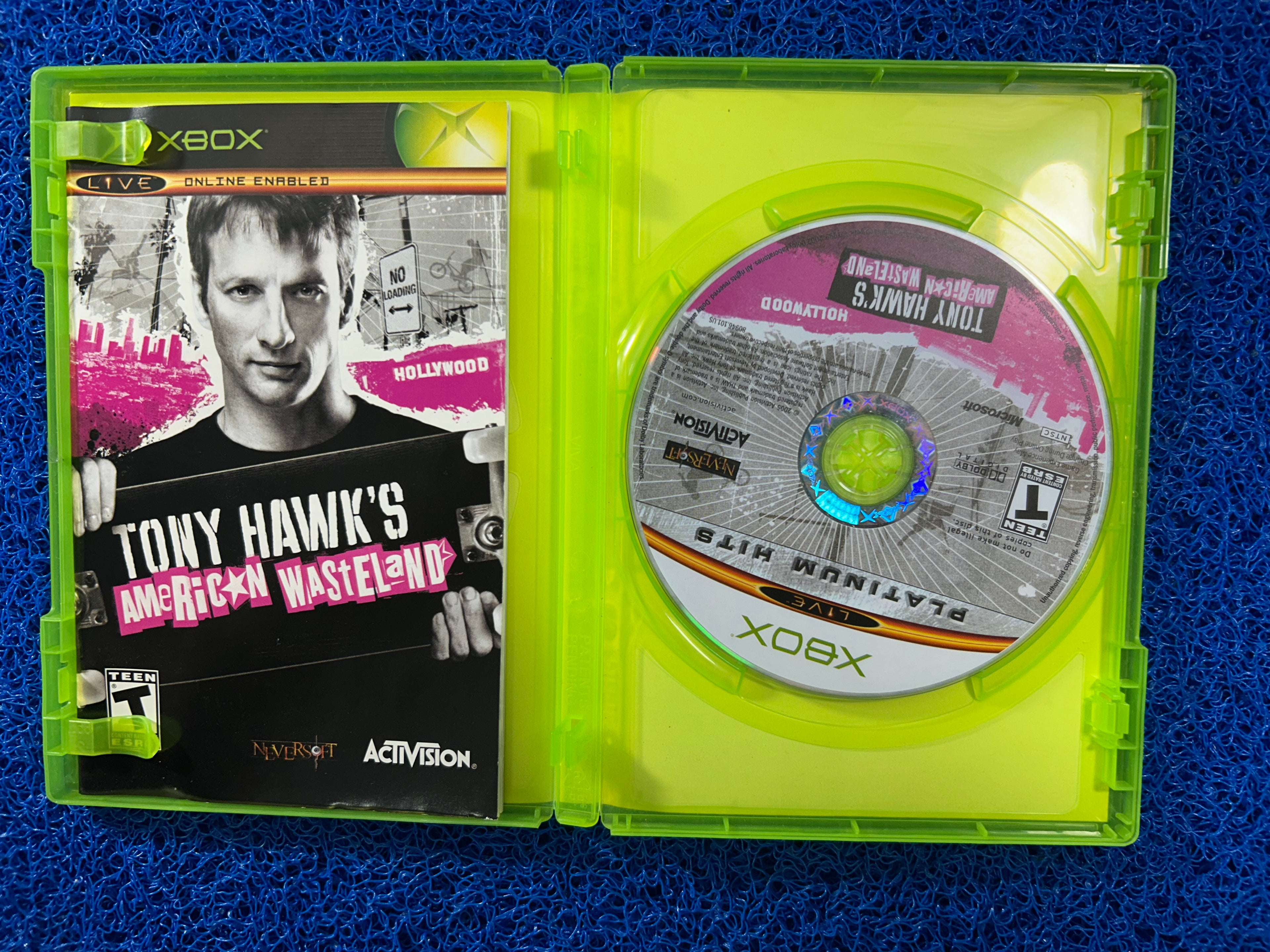 XBOX# Tony hawk american wasteland (A)