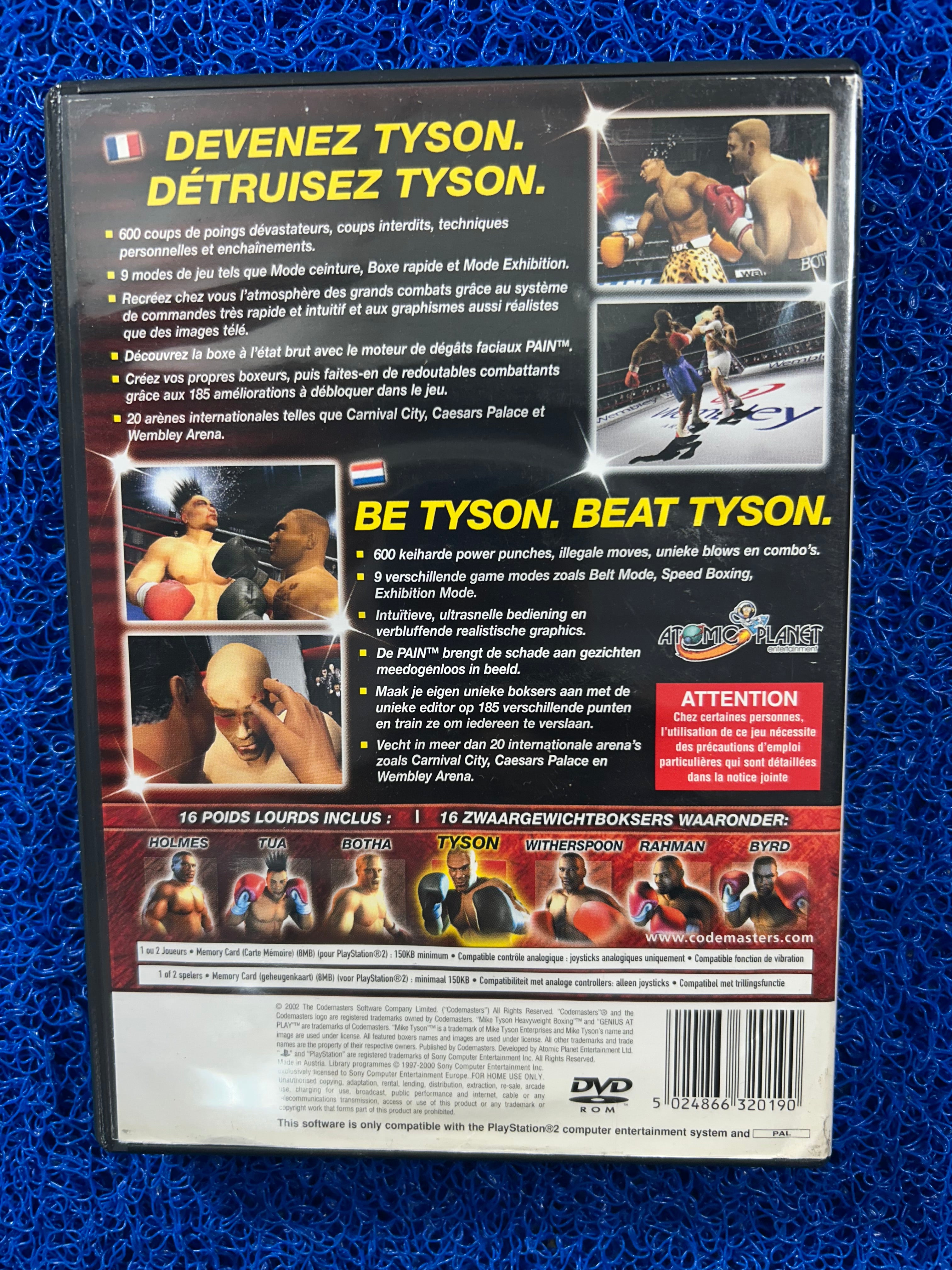 PS2 Mike tyson heavyweight (E)