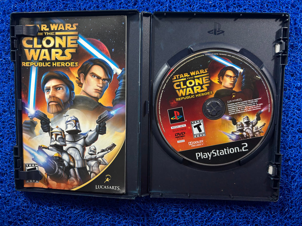 PS2 Star wars the clone wars republic heroes (A)
