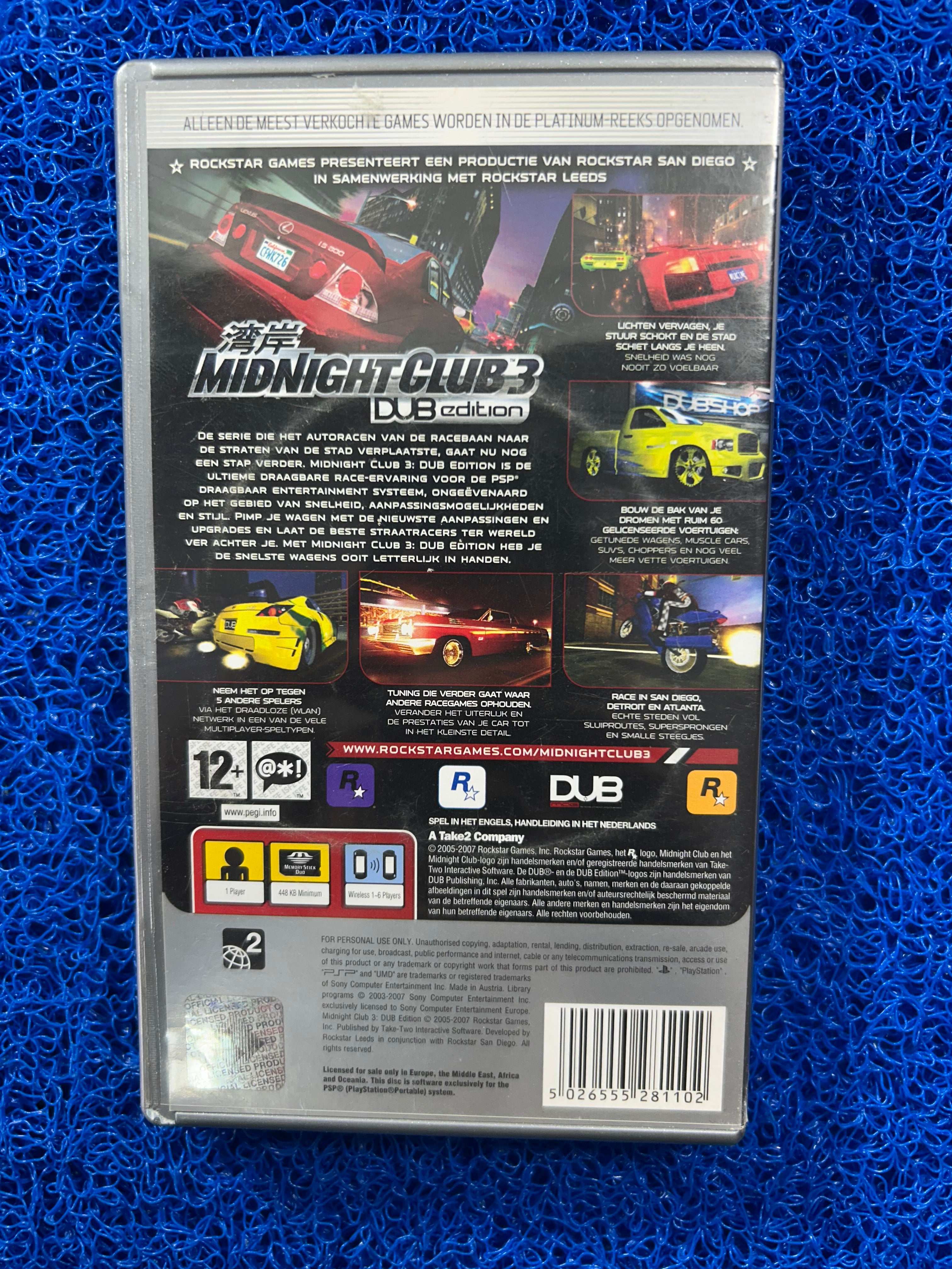 PSP Midnight club 3 (E)