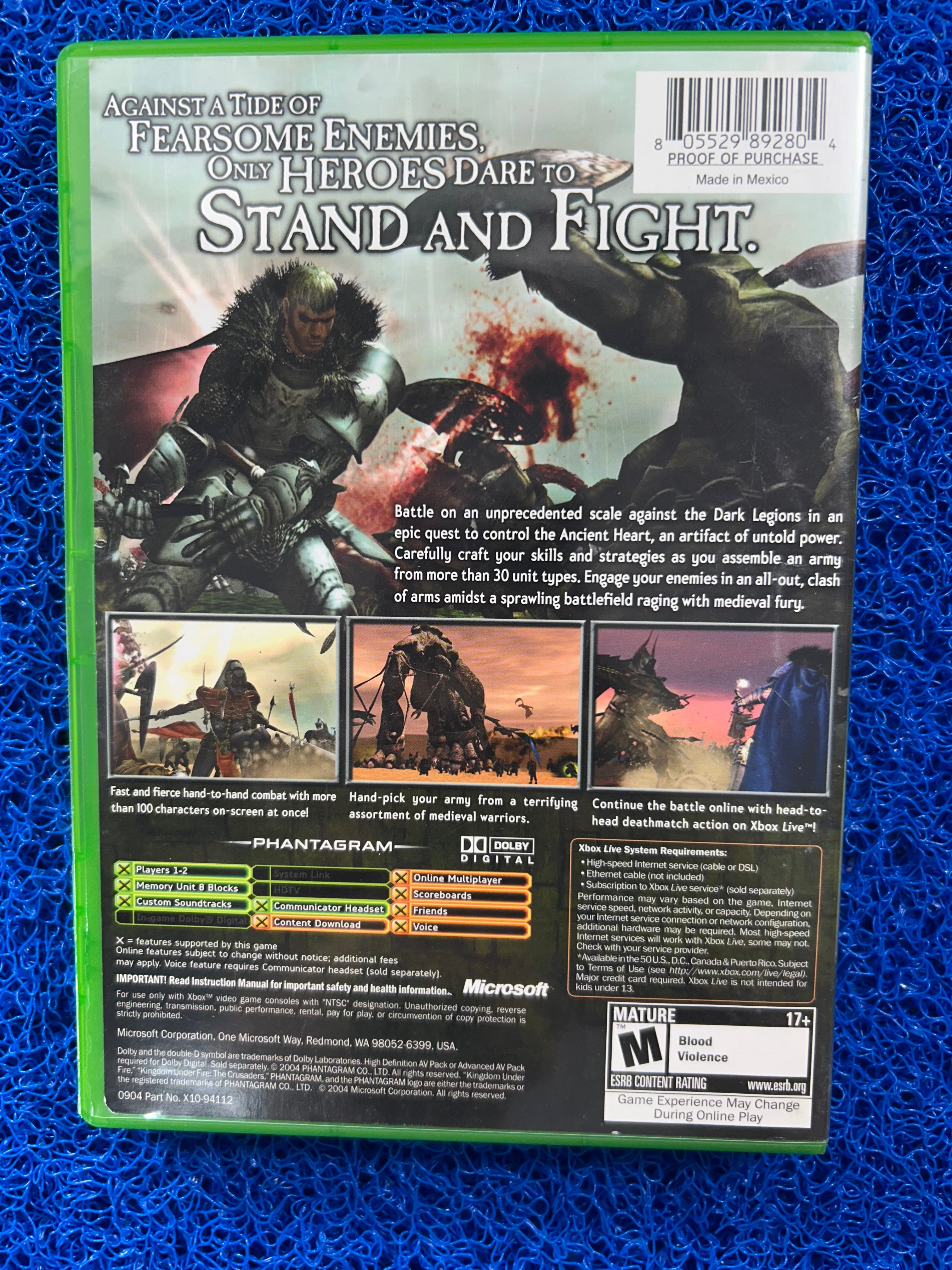 XBOX Kingdom underfire (A)